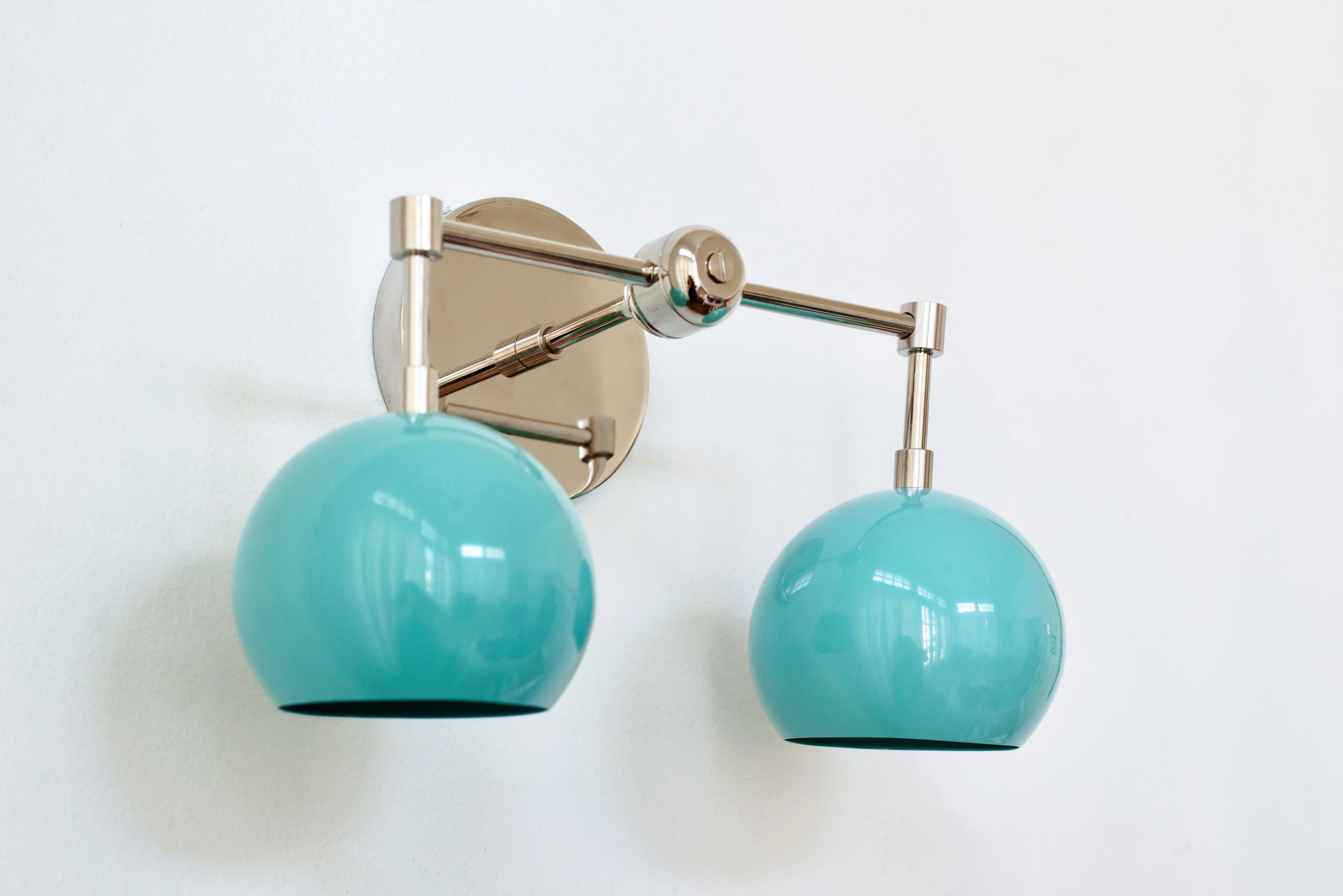 Double Loa Sconce with Poolside Shades - Image 12