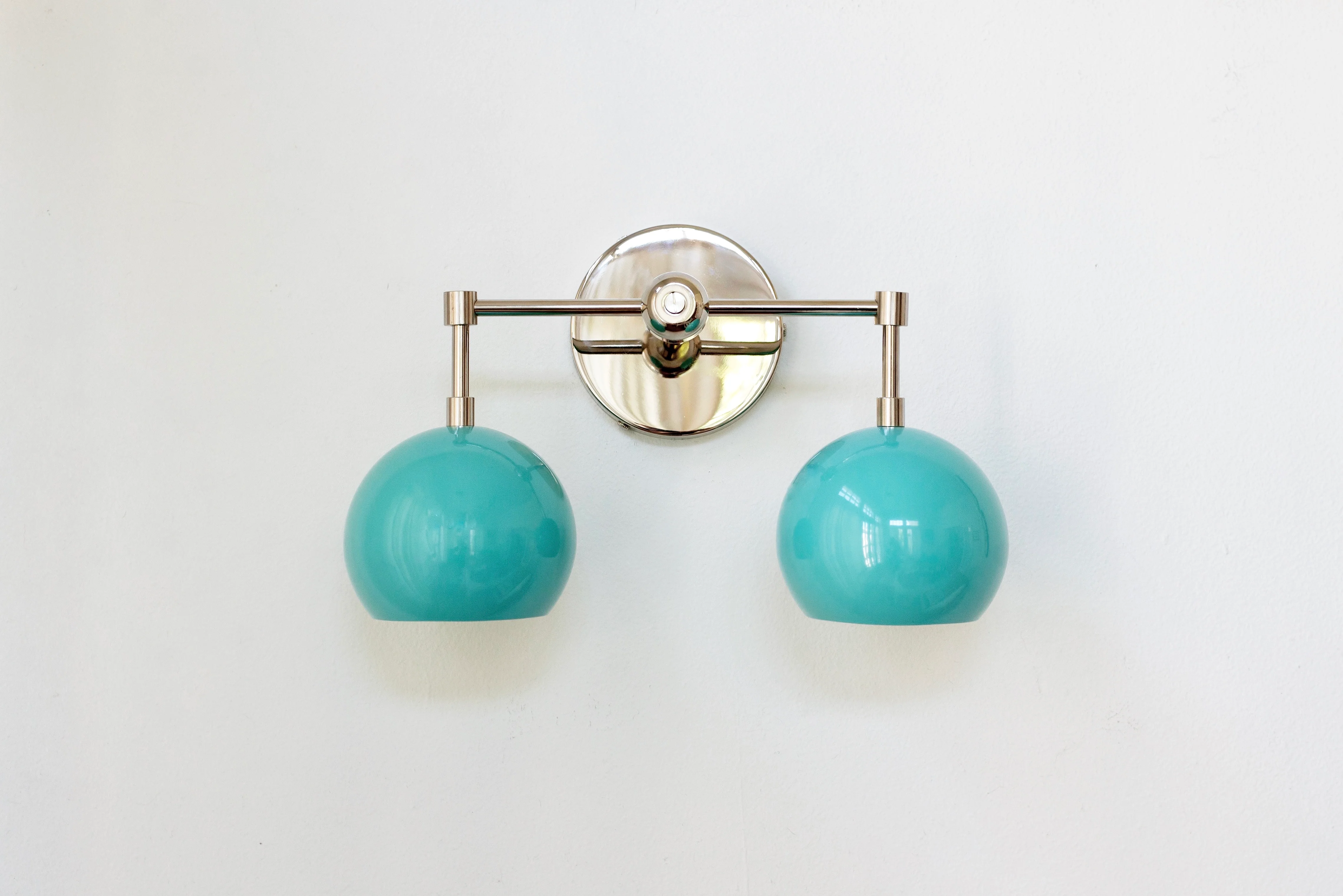 Double Loa Sconce with Poolside Shades - Image 4