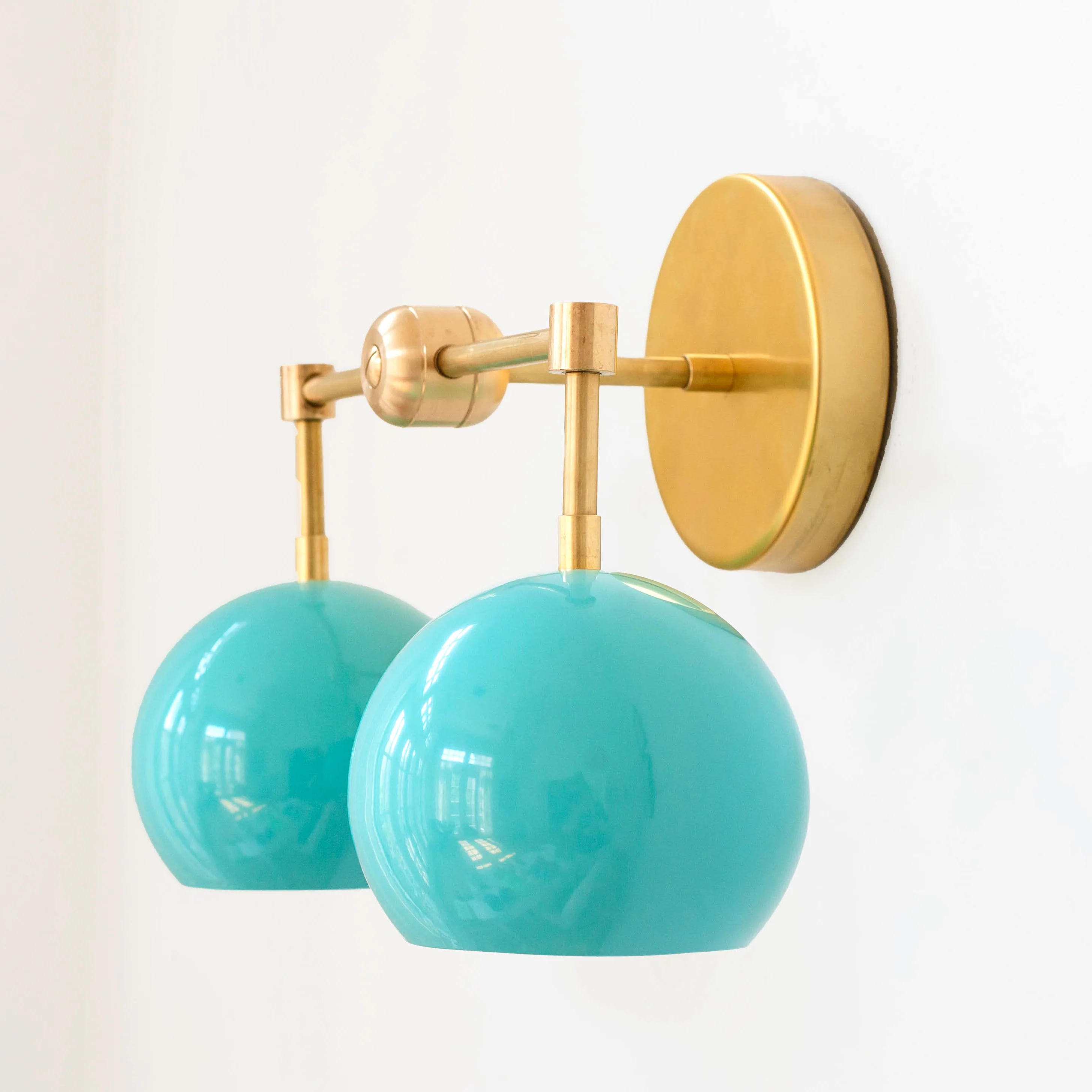 Double Loa Sconce with Poolside Shades - Image 5