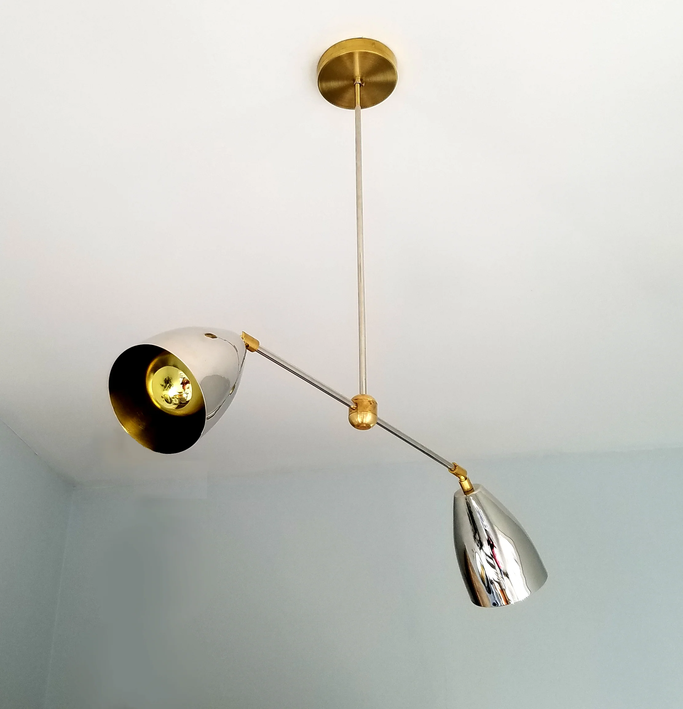 Drew Chandelier - Two Lights - Image 3