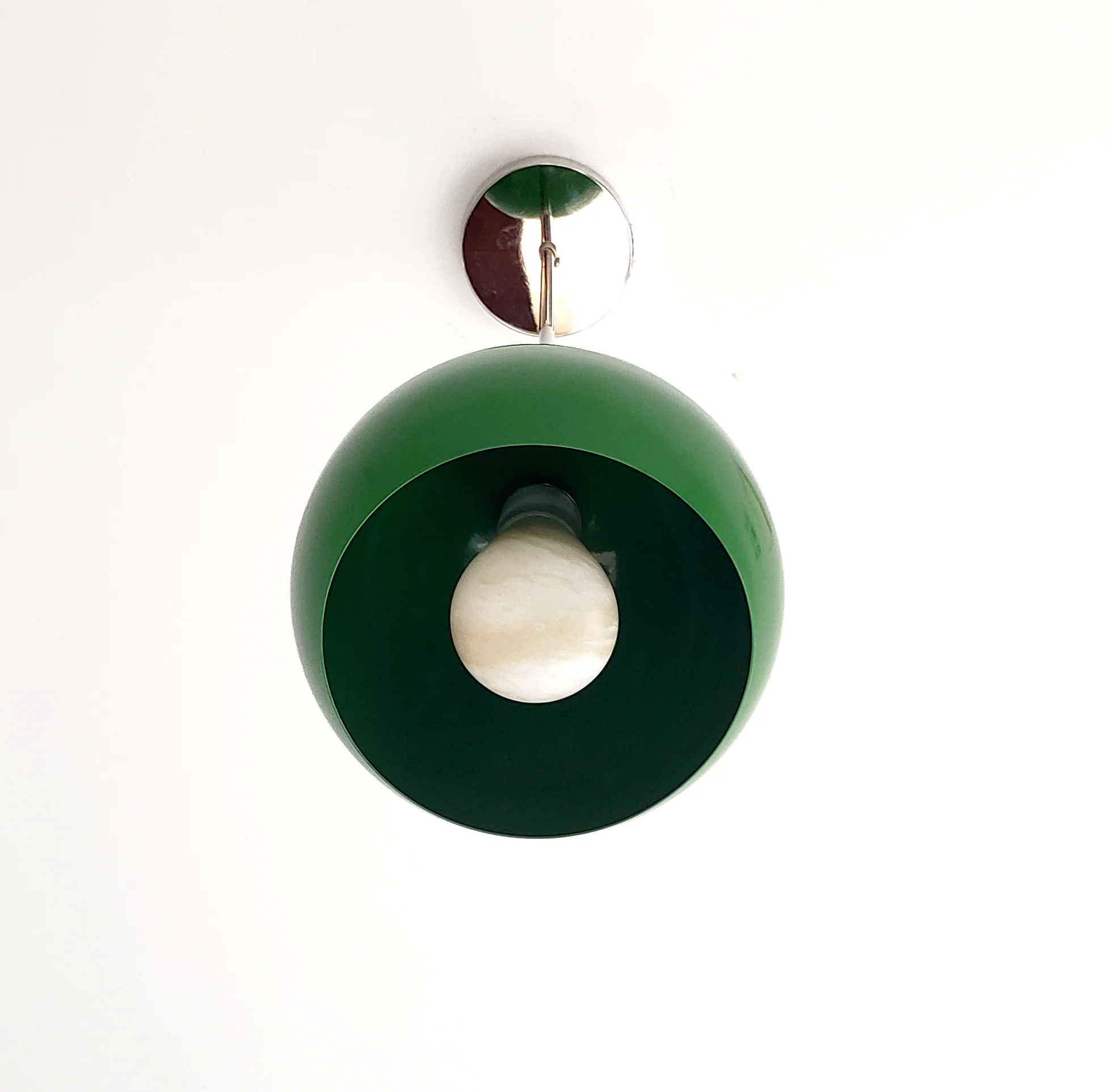 Large Loa Pendant with Spring Green Shade - Image 6