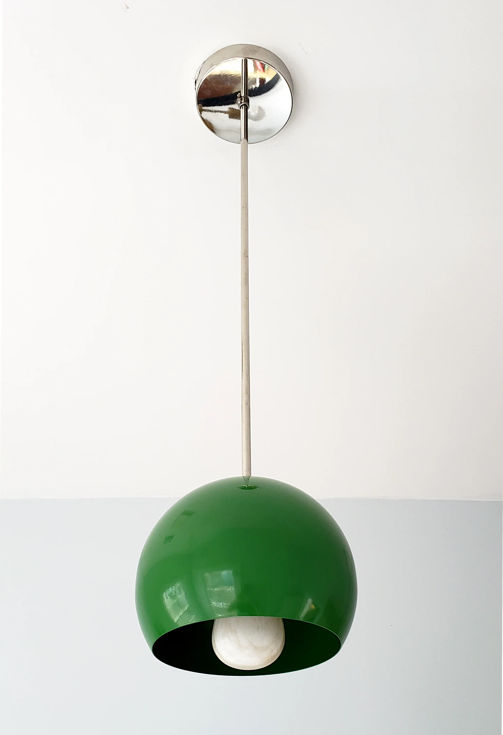 Large Loa Pendant with Spring Green Shade - Image 8
