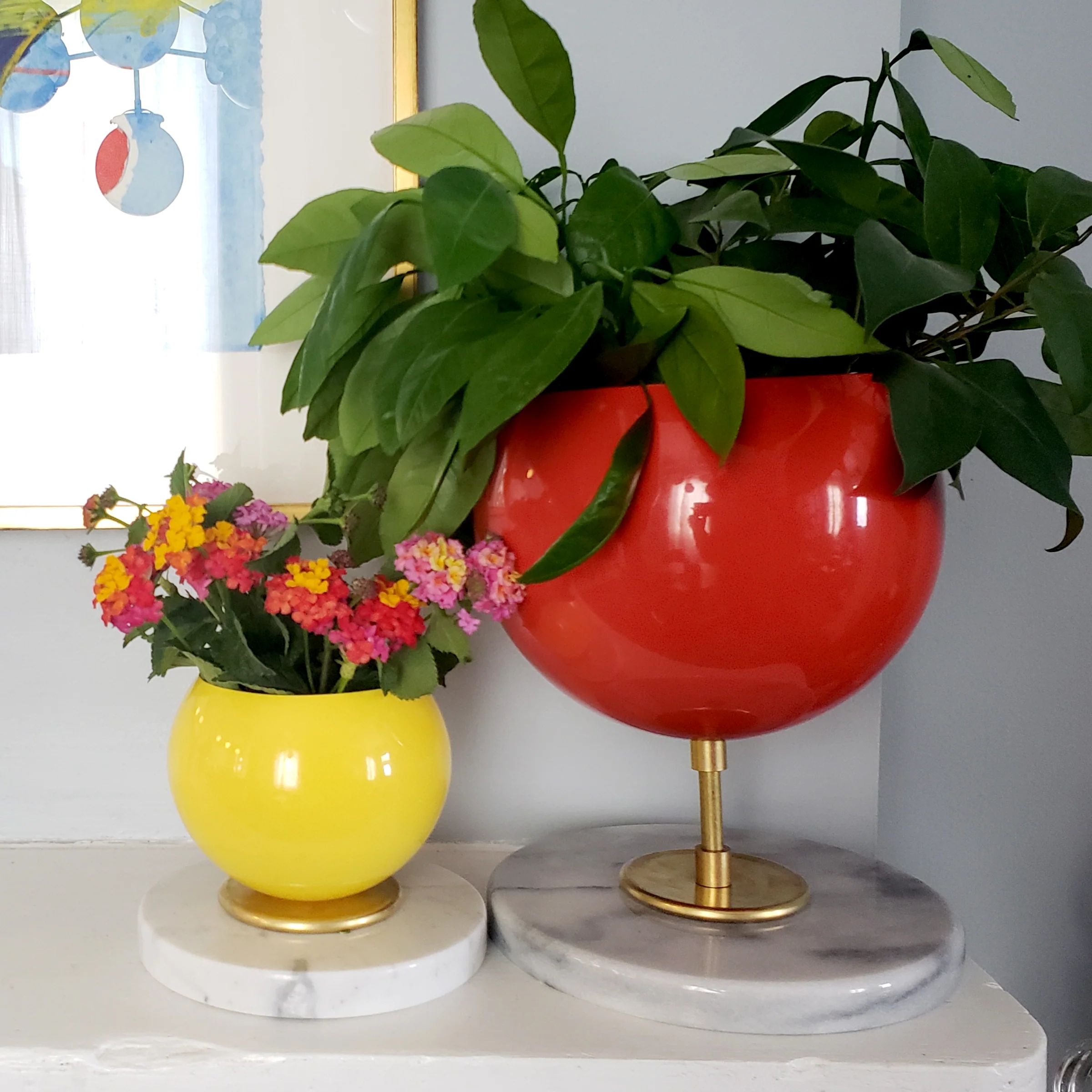 Large Marble Loa Planter - Image 4