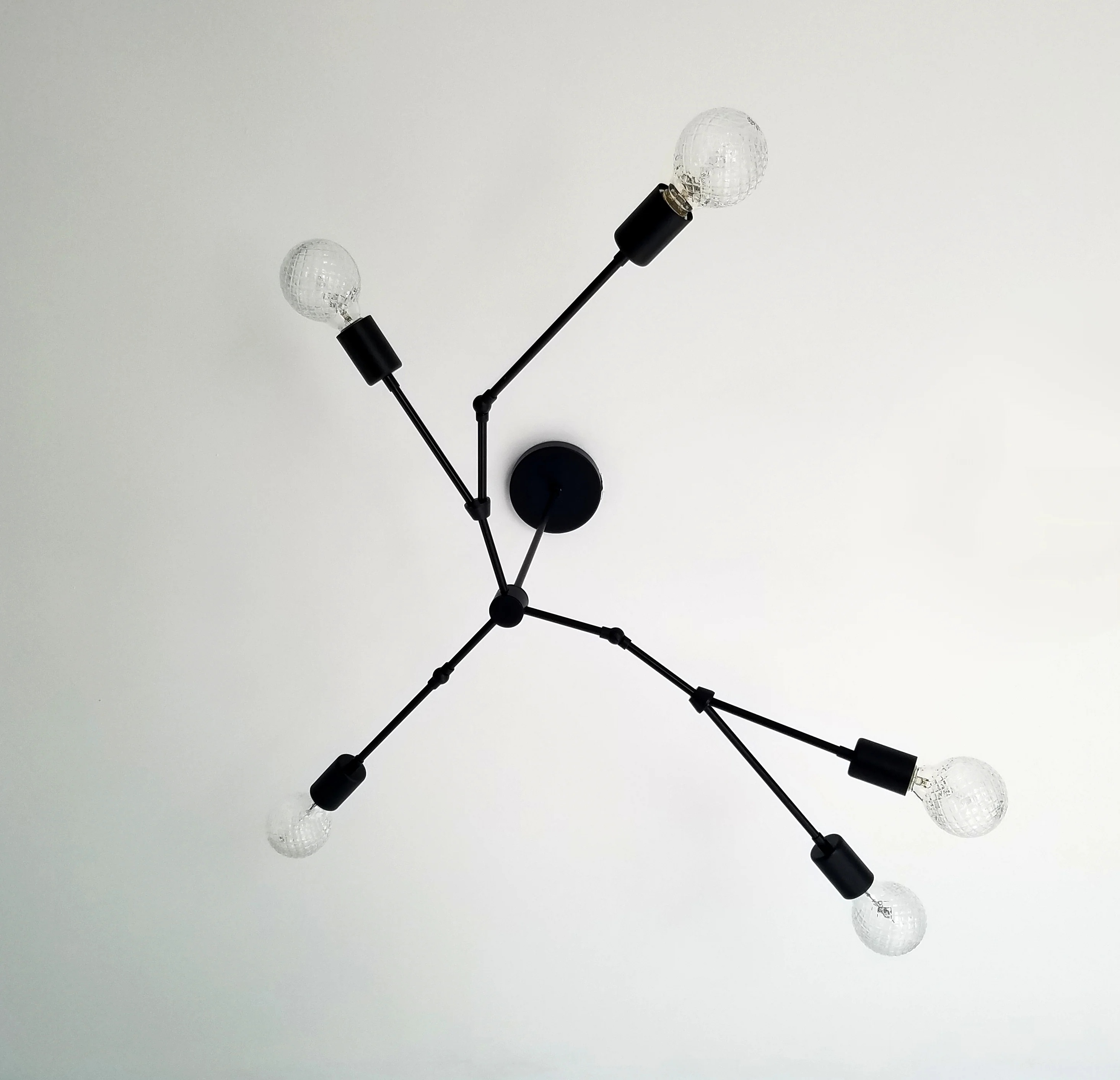 Linden Chandelier: Modern 5-light Asymmetric Chandelier - Image 11