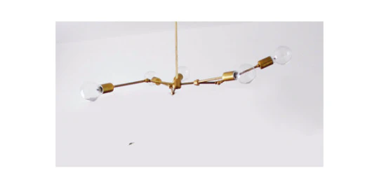 Linden Chandelier: Modern 5-light Asymmetric Chandelier - Image 5
