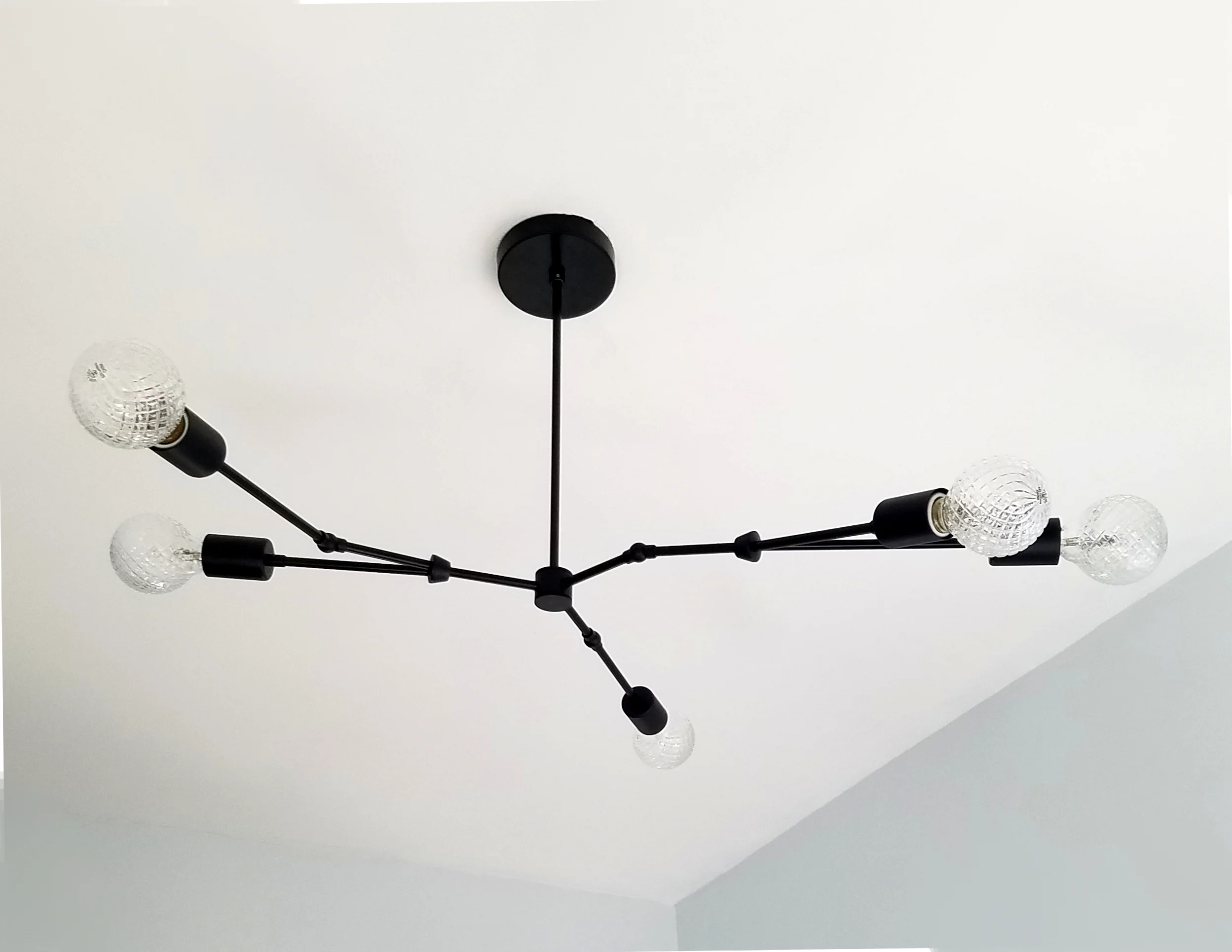 Linden Chandelier: Modern 5-light Asymmetric Chandelier - Image 8
