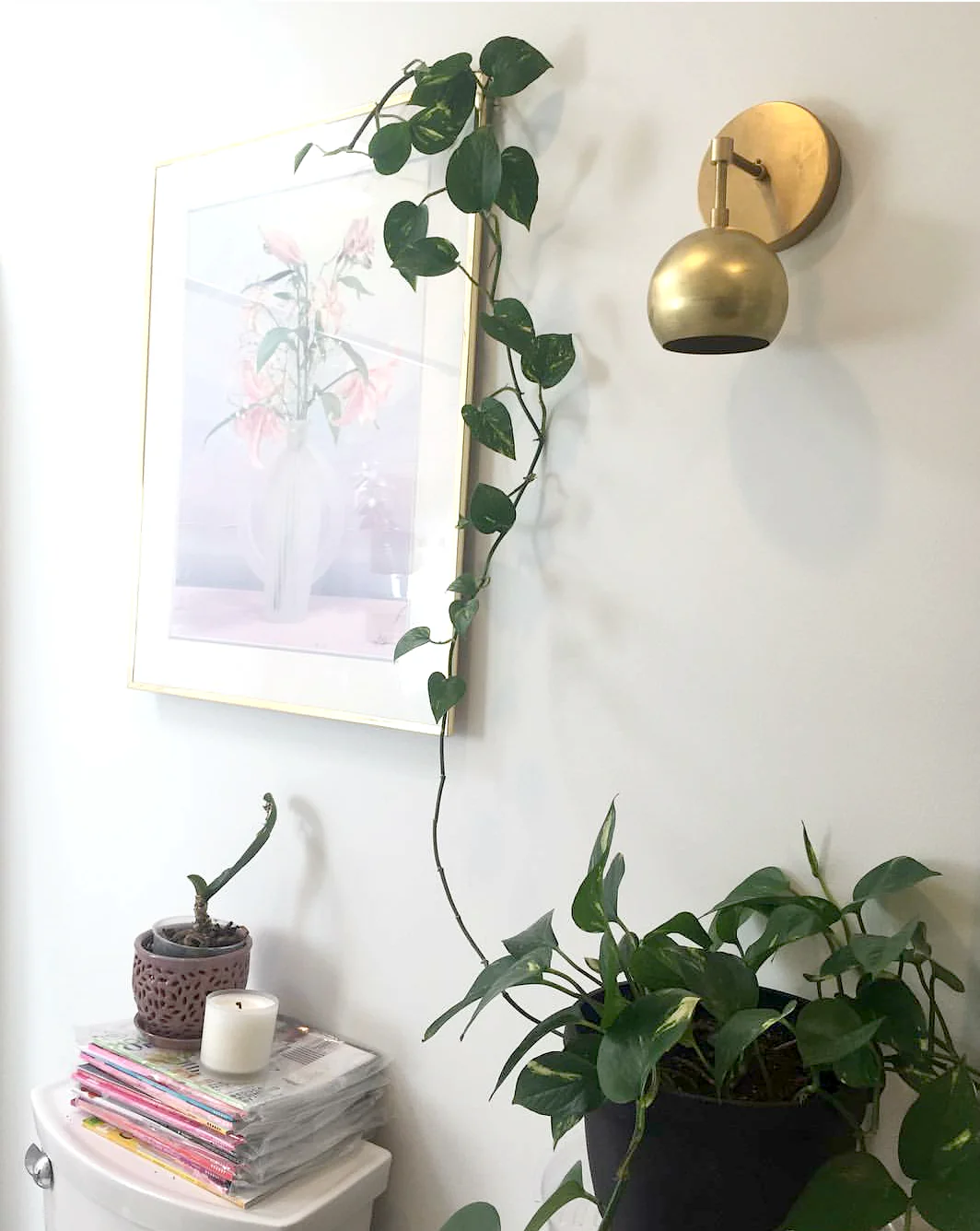 Loa Sconce with Brass Shades - Image 5