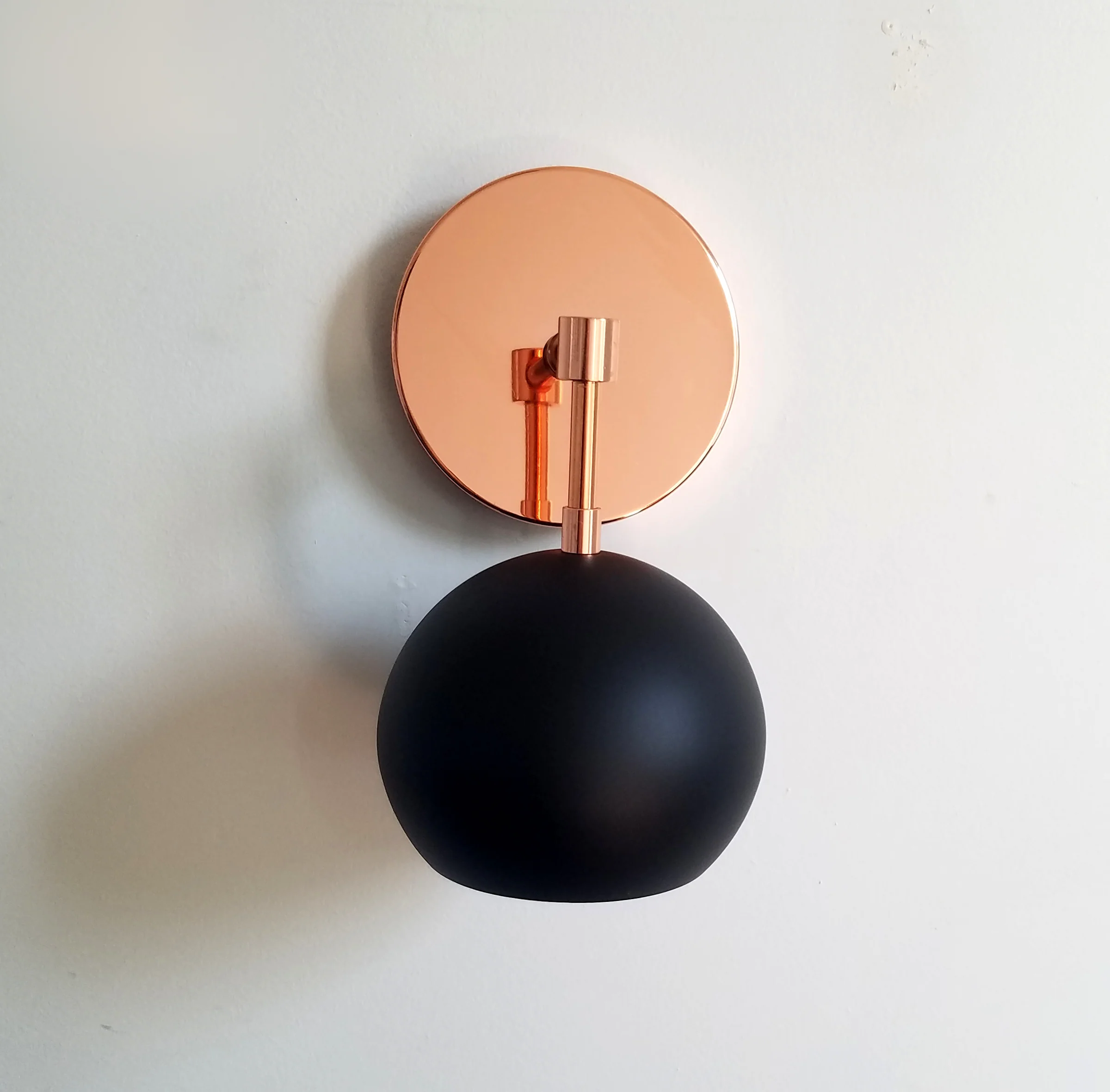 Loa Sconce with Matte Black Shade - Image 11