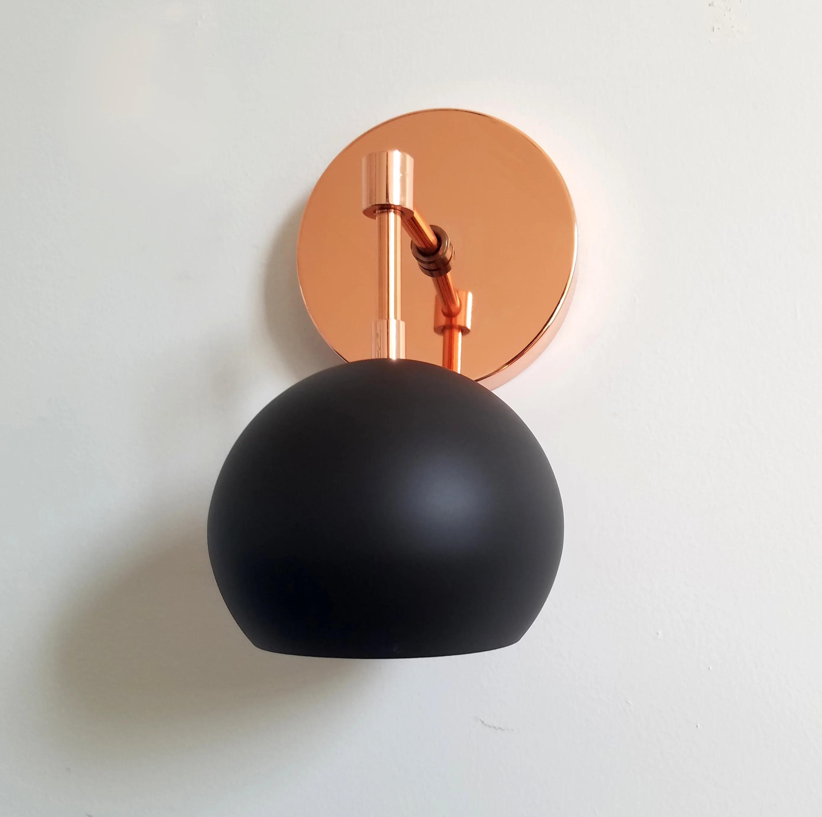 Loa Sconce with Matte Black Shade - Image 15