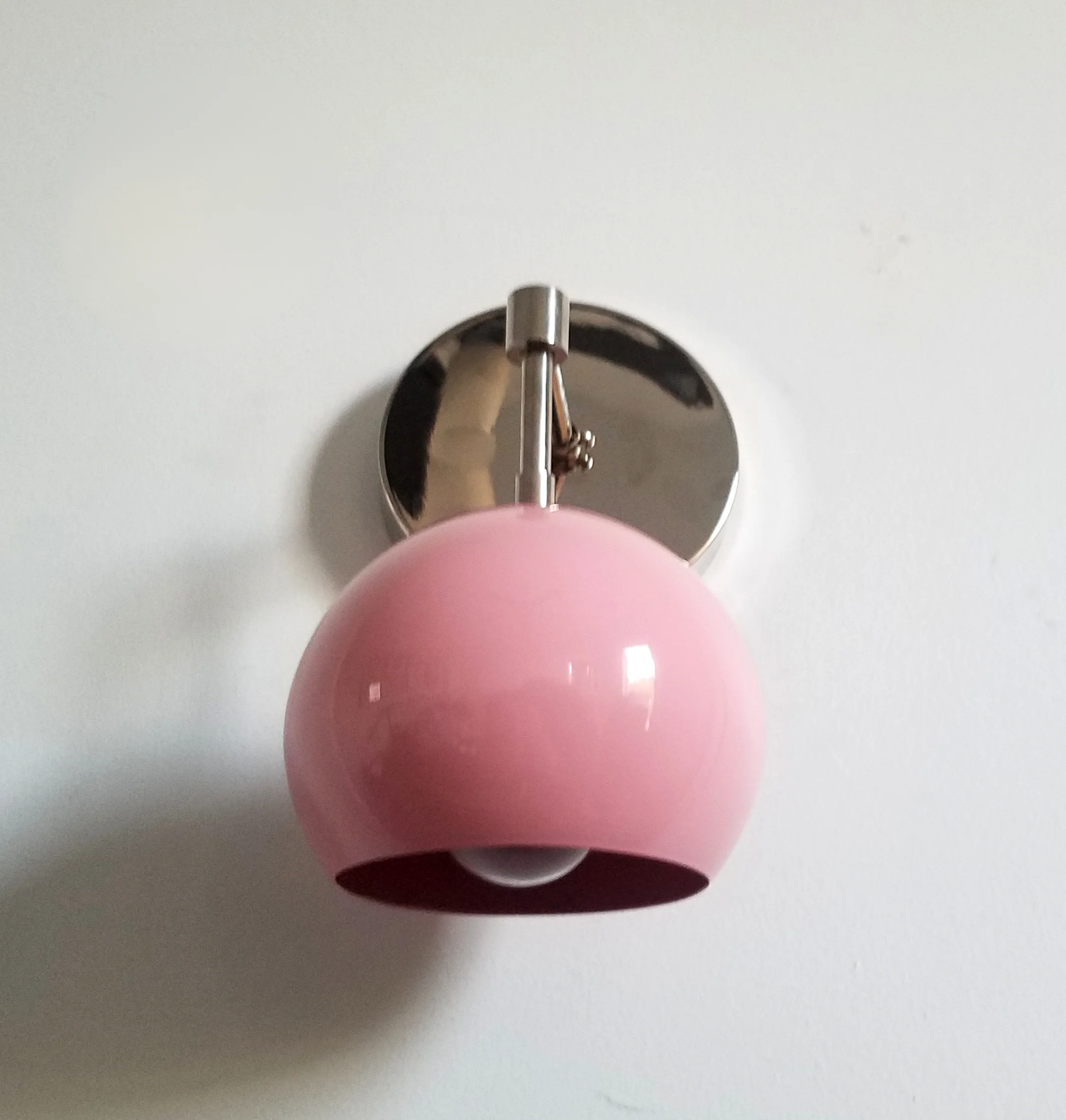 Loa Sconce with Blush Pink Shade - Image 13