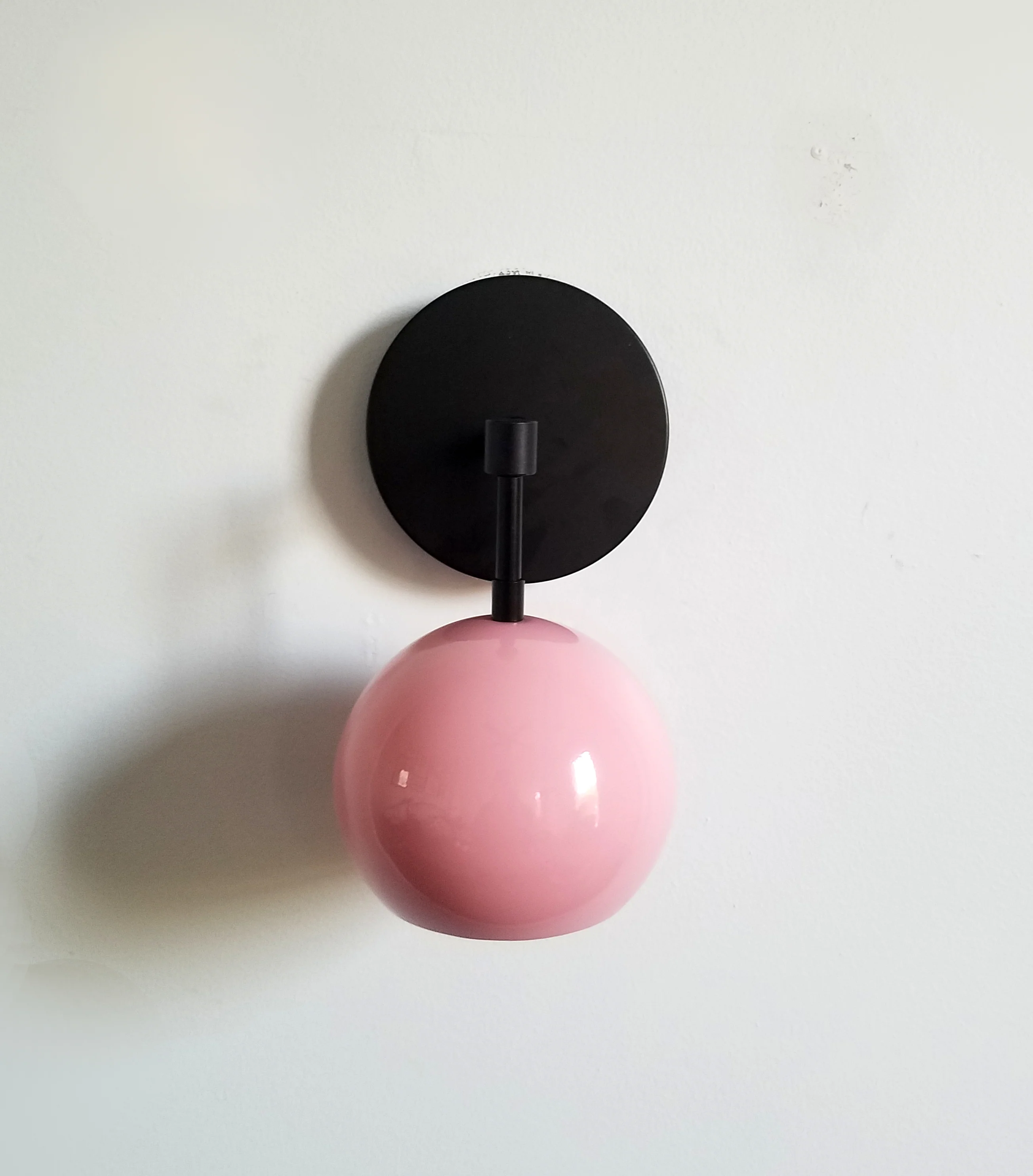 Loa Sconce with Blush Pink Shade - Image 7