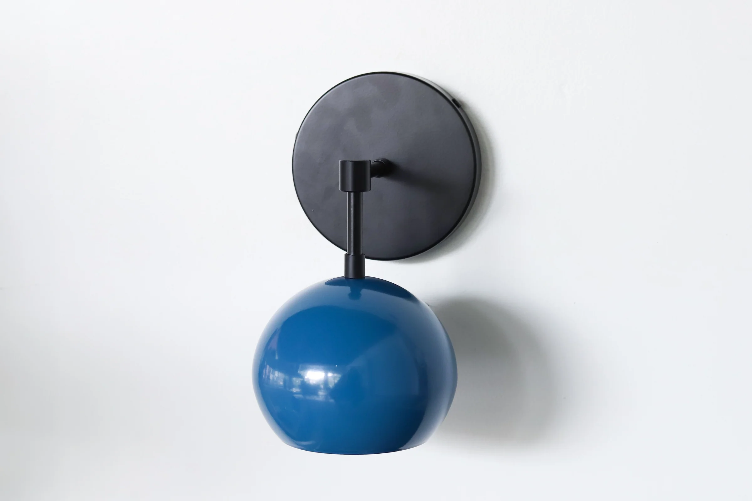 Loa Sconce with Denim Shade - Image 5