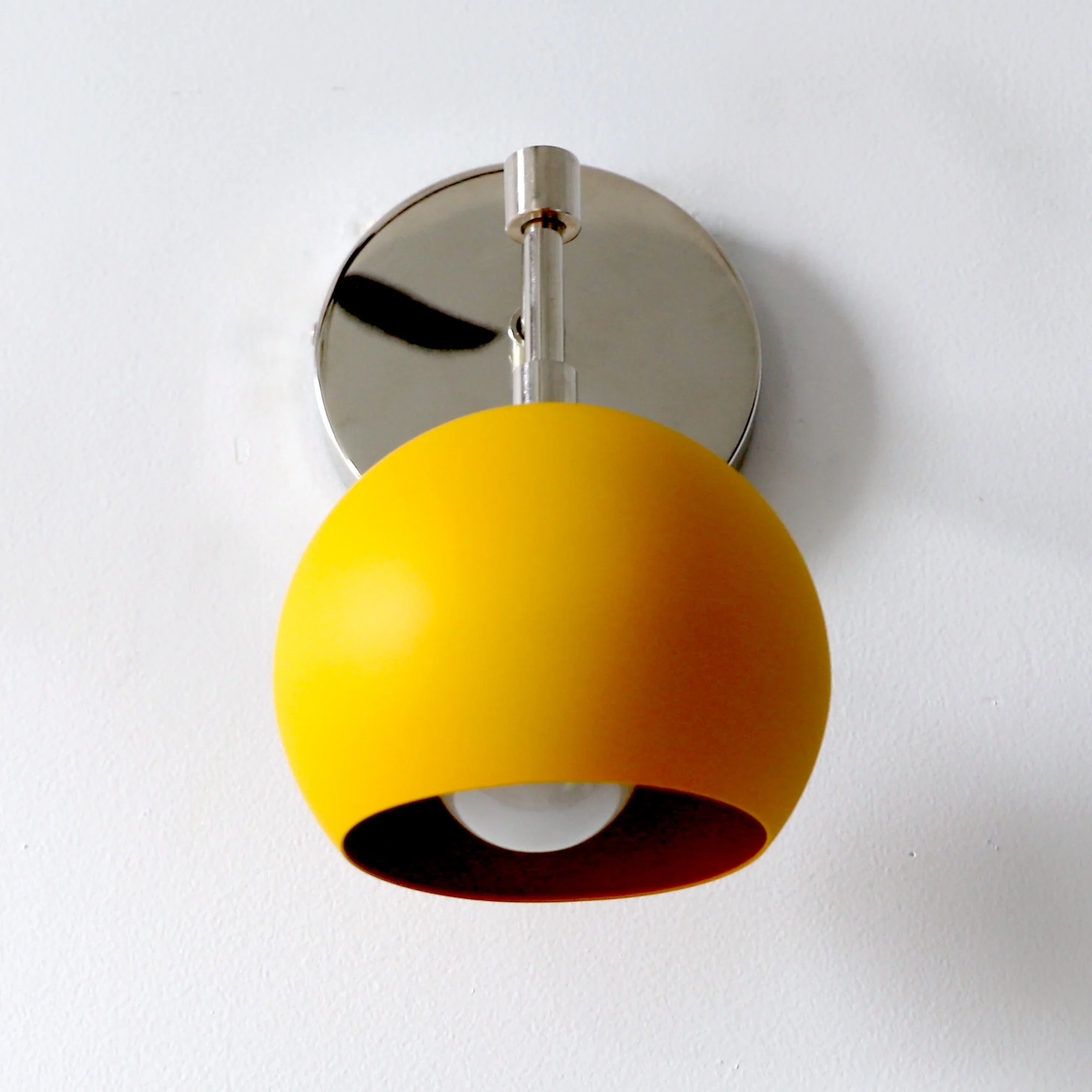 Loa Sconce with Matte Mustard Shade - Image 6