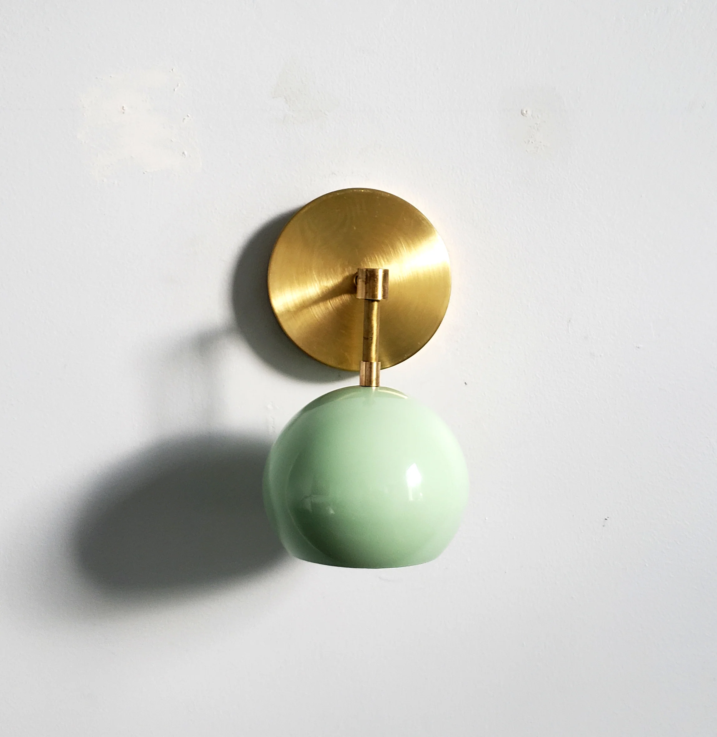 Loa Sconce with Mint Shade - Image 11