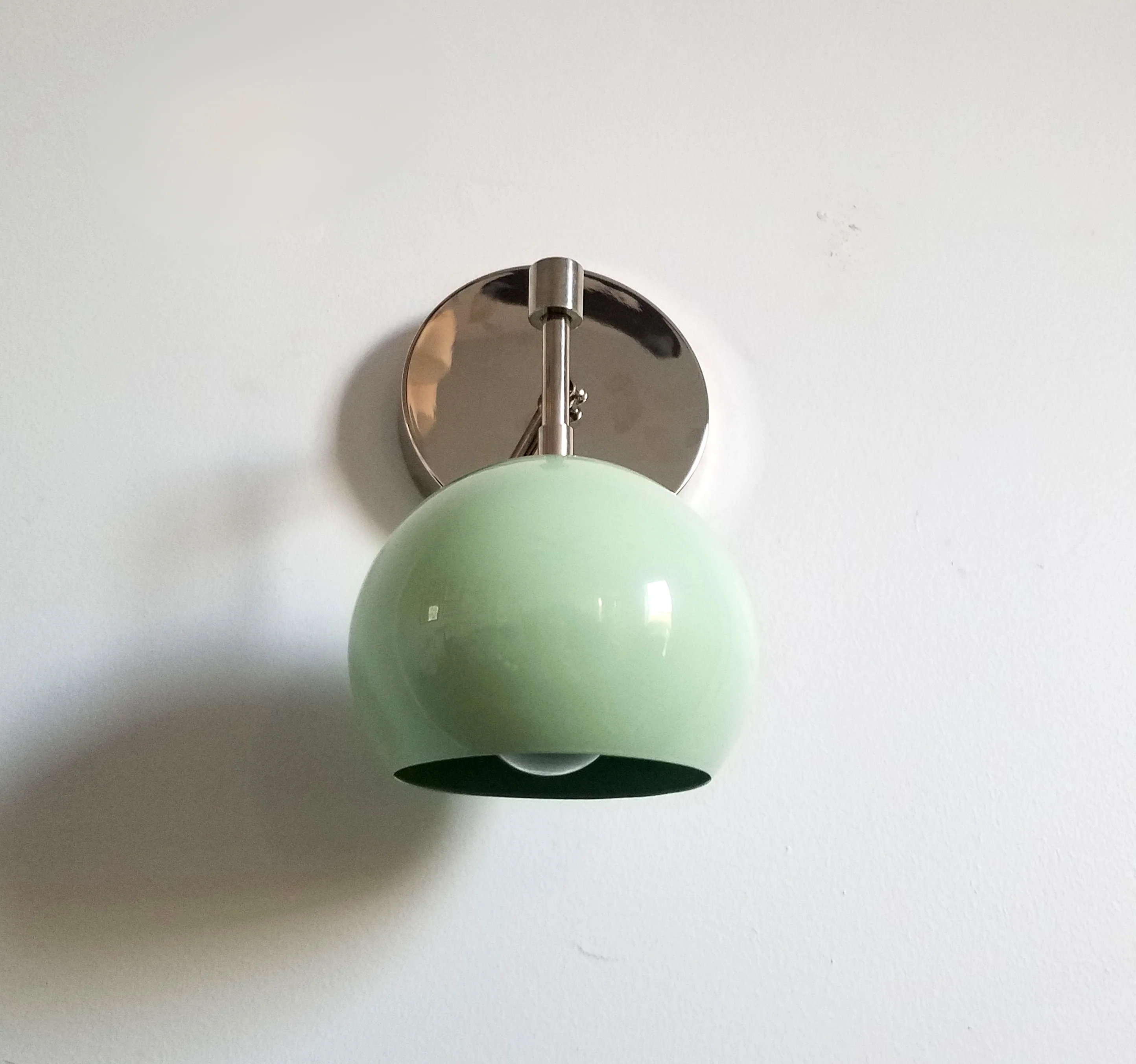 Loa Sconce with Mint Shade - Image 14
