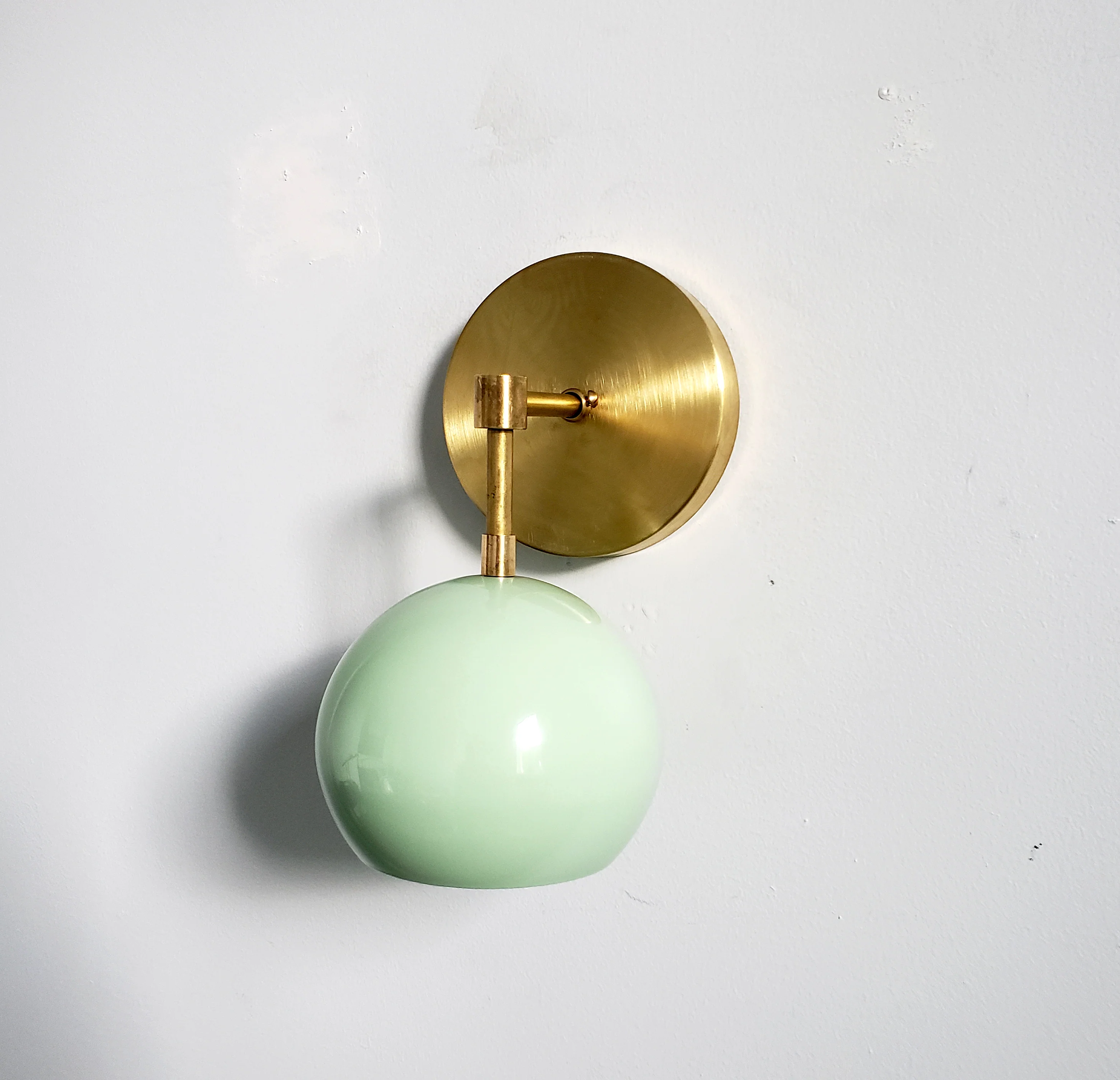 Loa Sconce with Mint Shade - Image 15