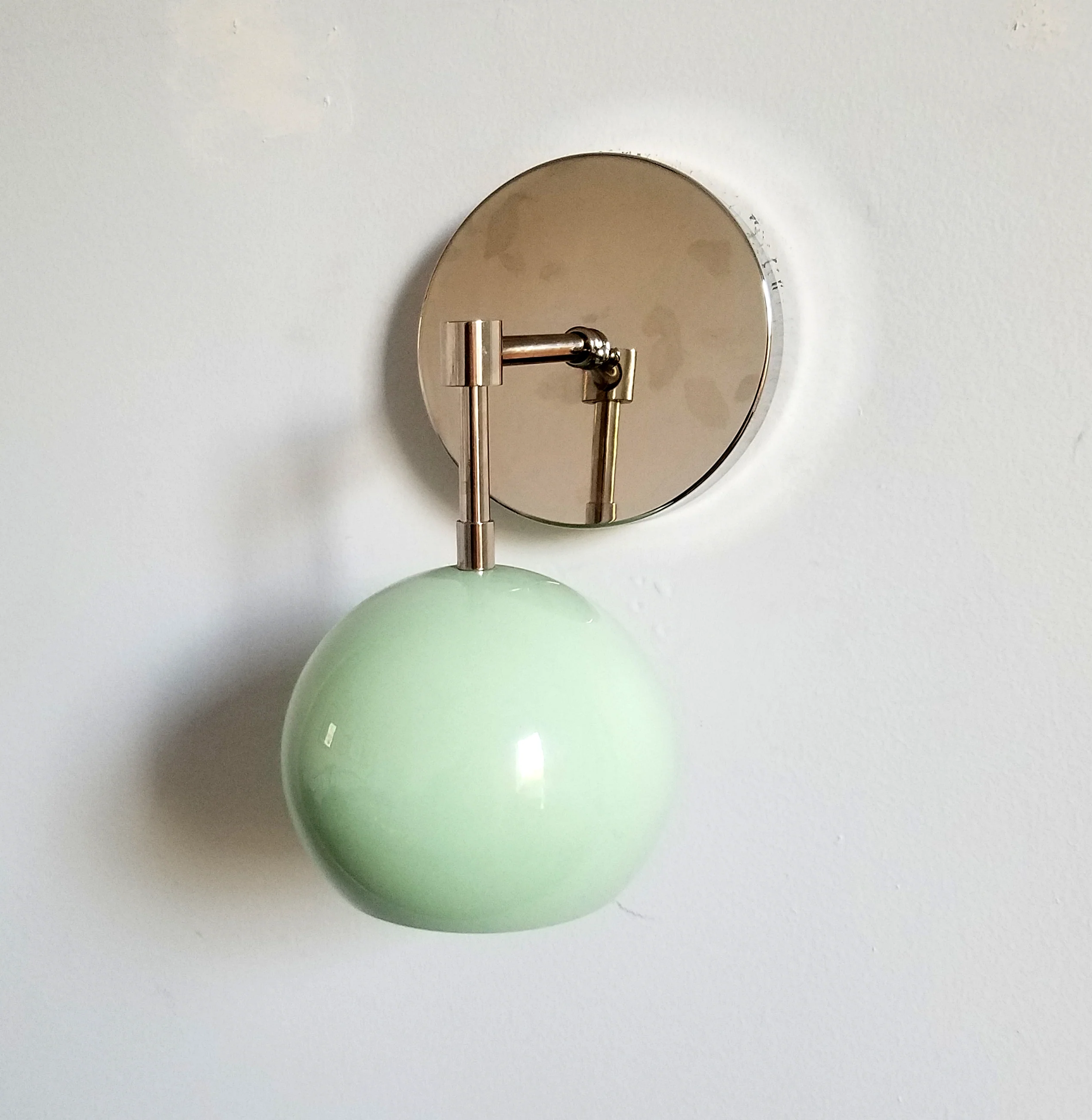 Loa Sconce with Mint Shade - Image 17