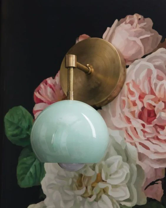 Loa Sconce with Mint Shade - Image 18