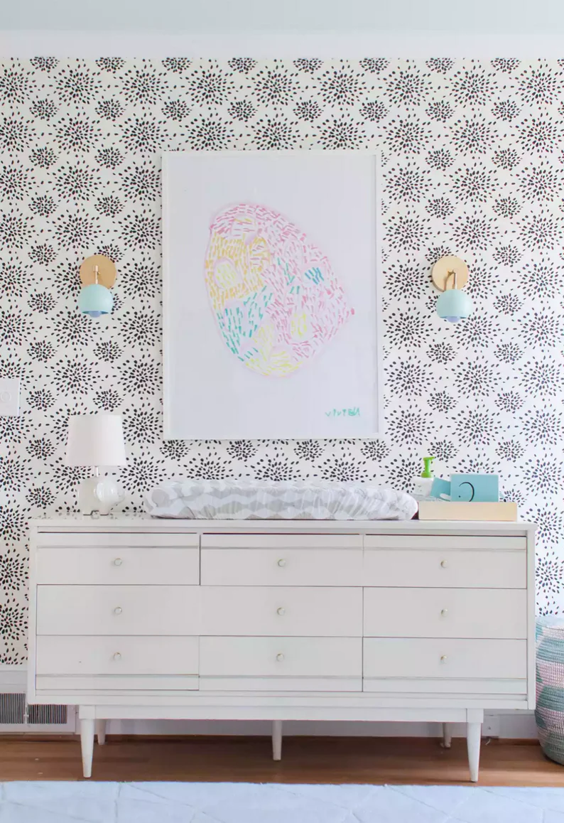 Loa Sconce with Mint Shade - Image 3