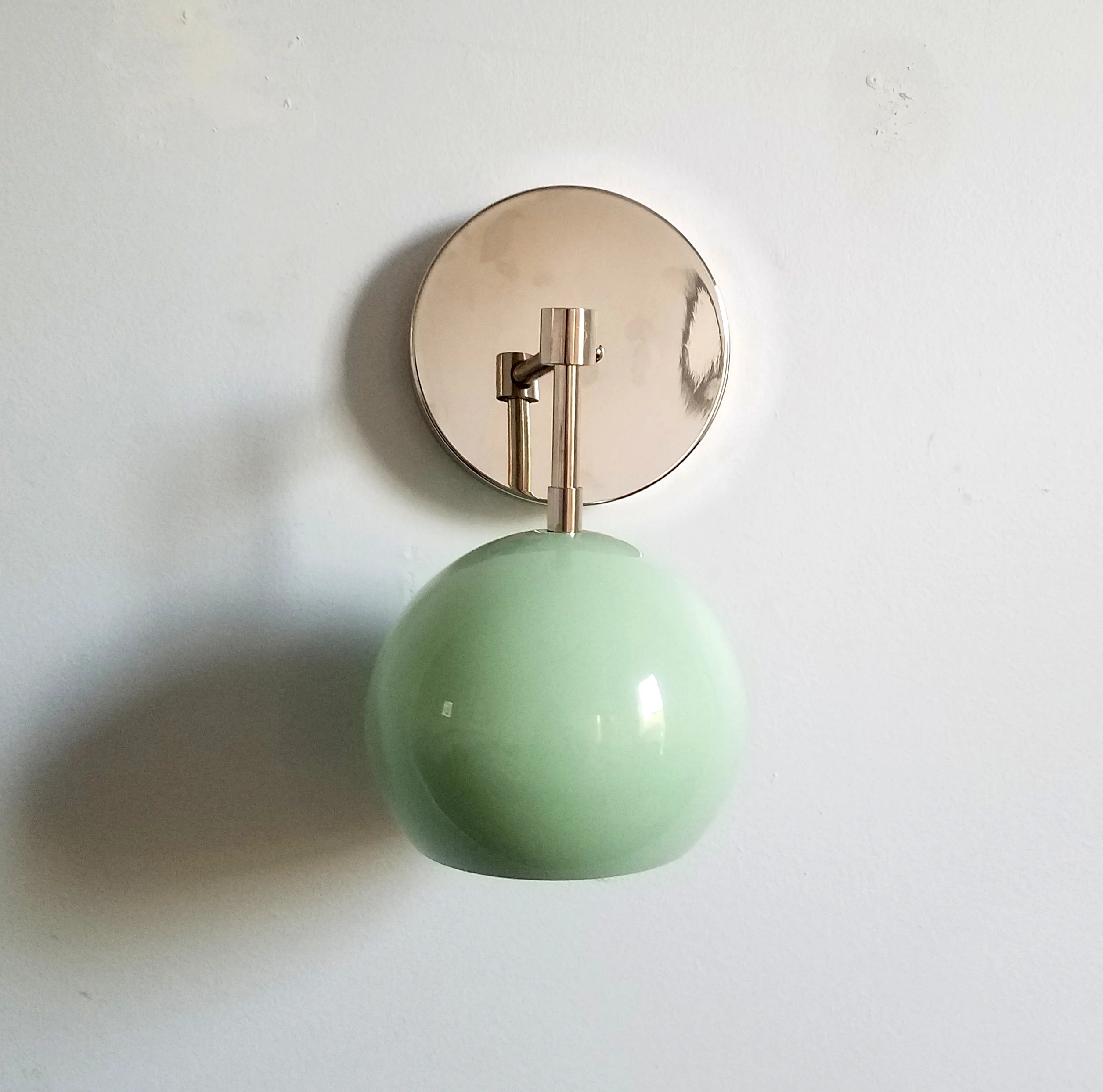 Loa Sconce with Mint Shade - Image 5