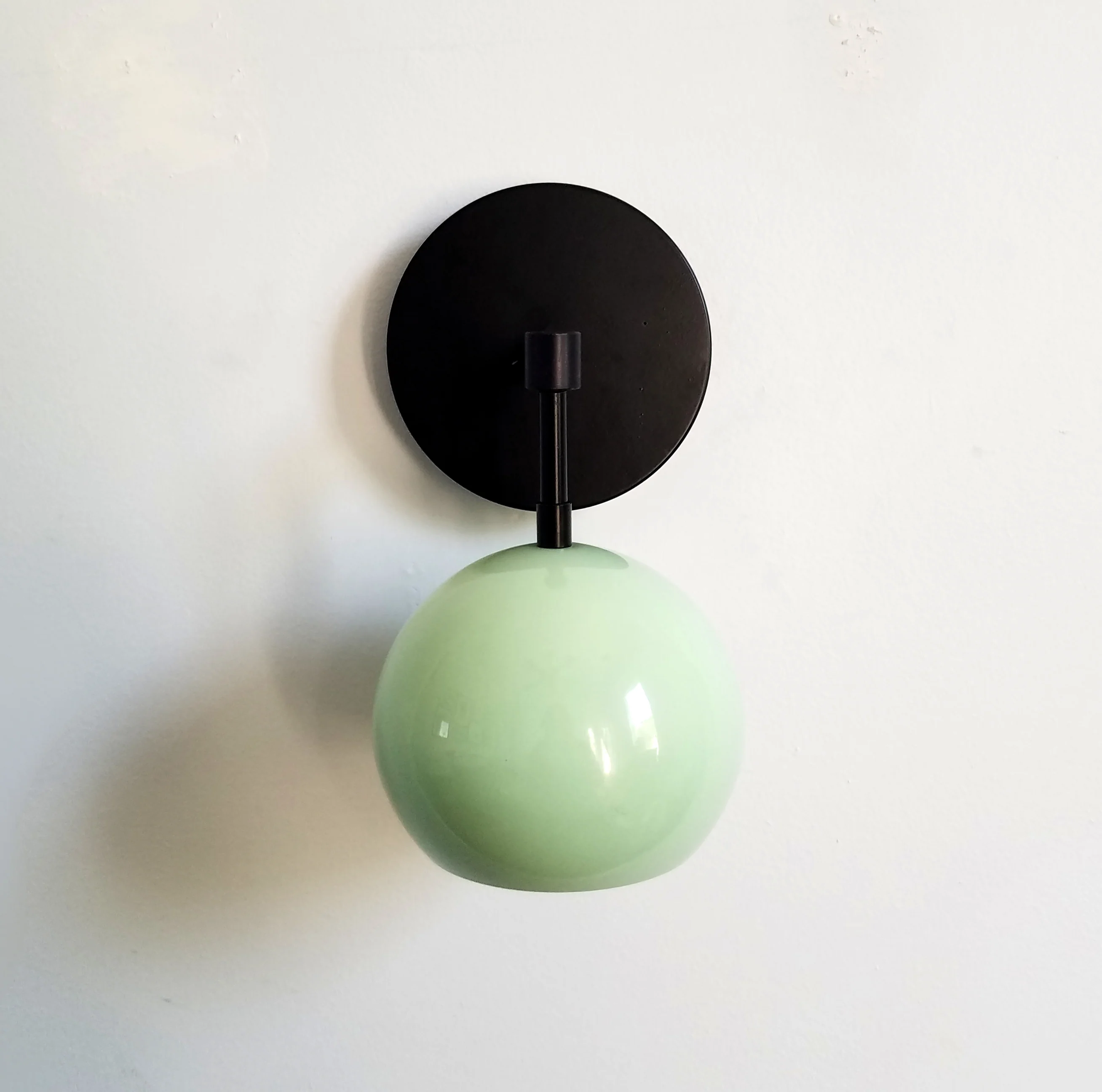 Loa Sconce with Mint Shade - Image 7