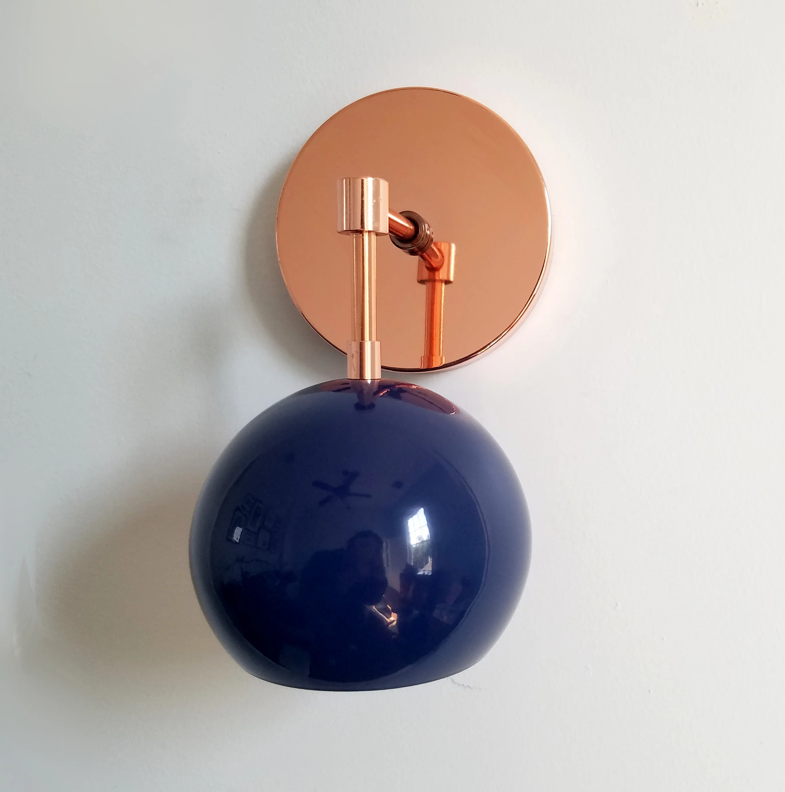 Loa Sconce with Navy Shade - Image 7