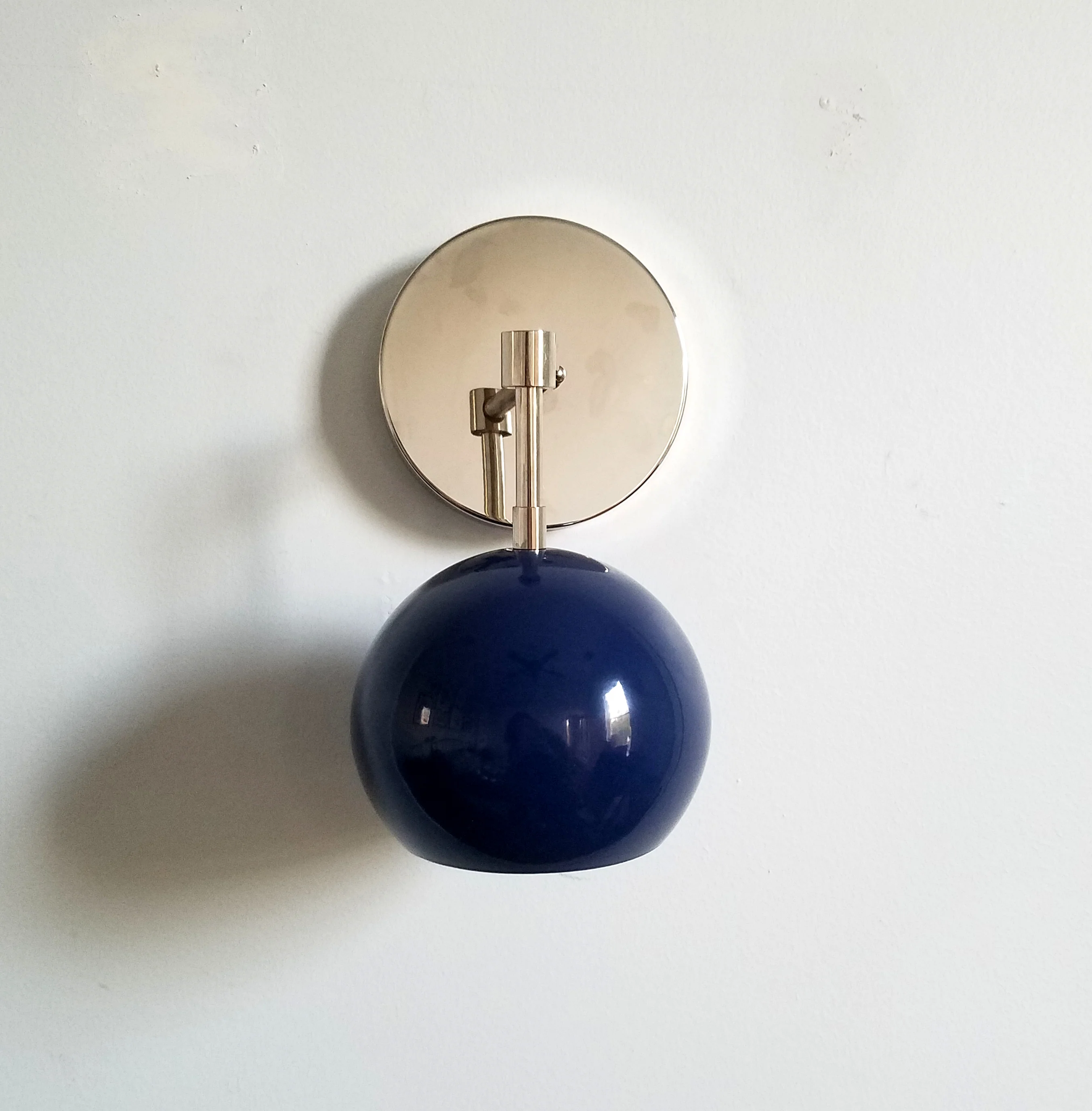 Loa Sconce with Navy Shade - Image 9