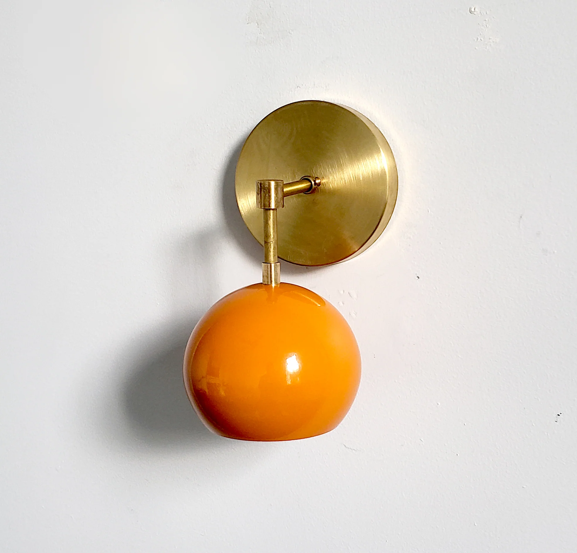Loa Sconce with Orange Peel Shade - Image 4