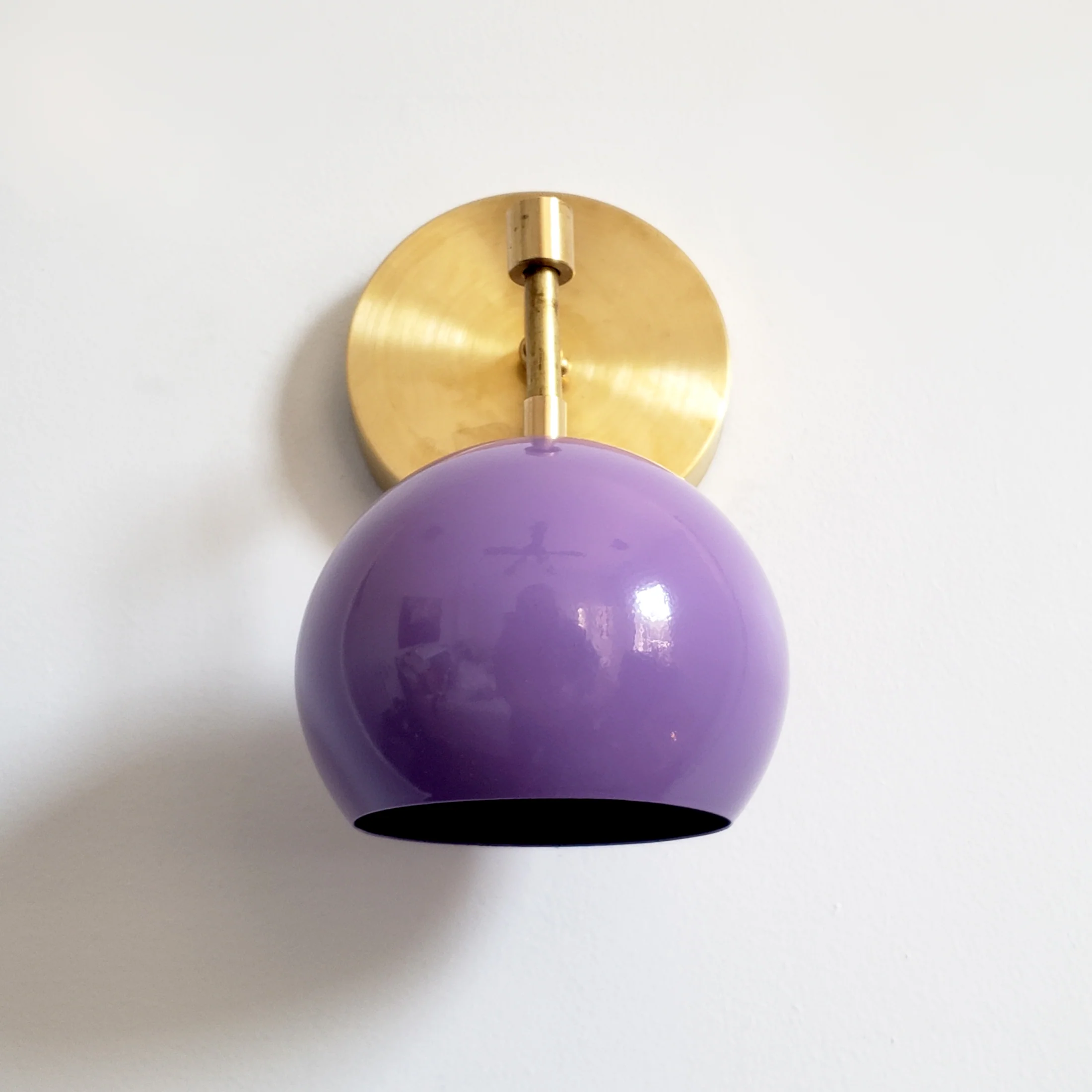 Loa Sconce with Orchid Shade - Image 6