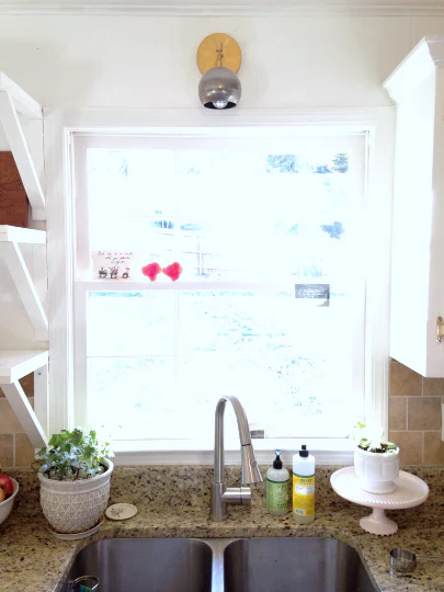 Loa Sconce with Raw Steel Shade - Image 3