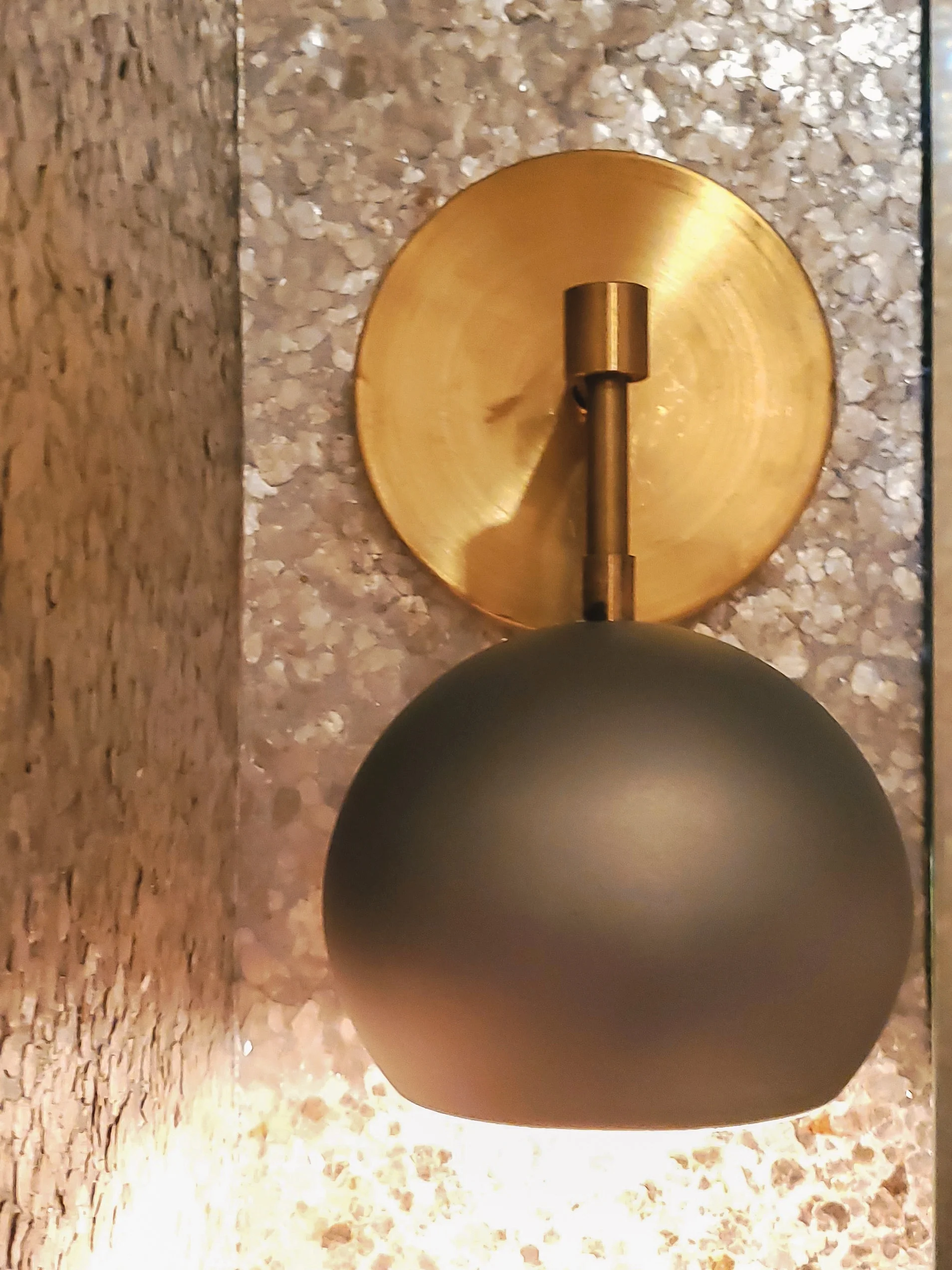 Loa Sconce with Raw Steel Shade - Image 6