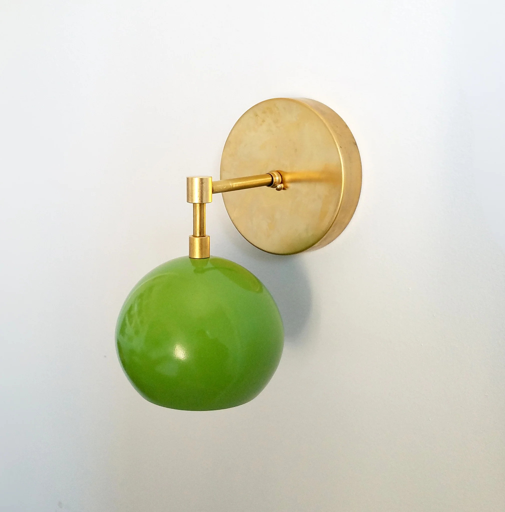 Loa Sconce with Spring Green Shade - Image 11