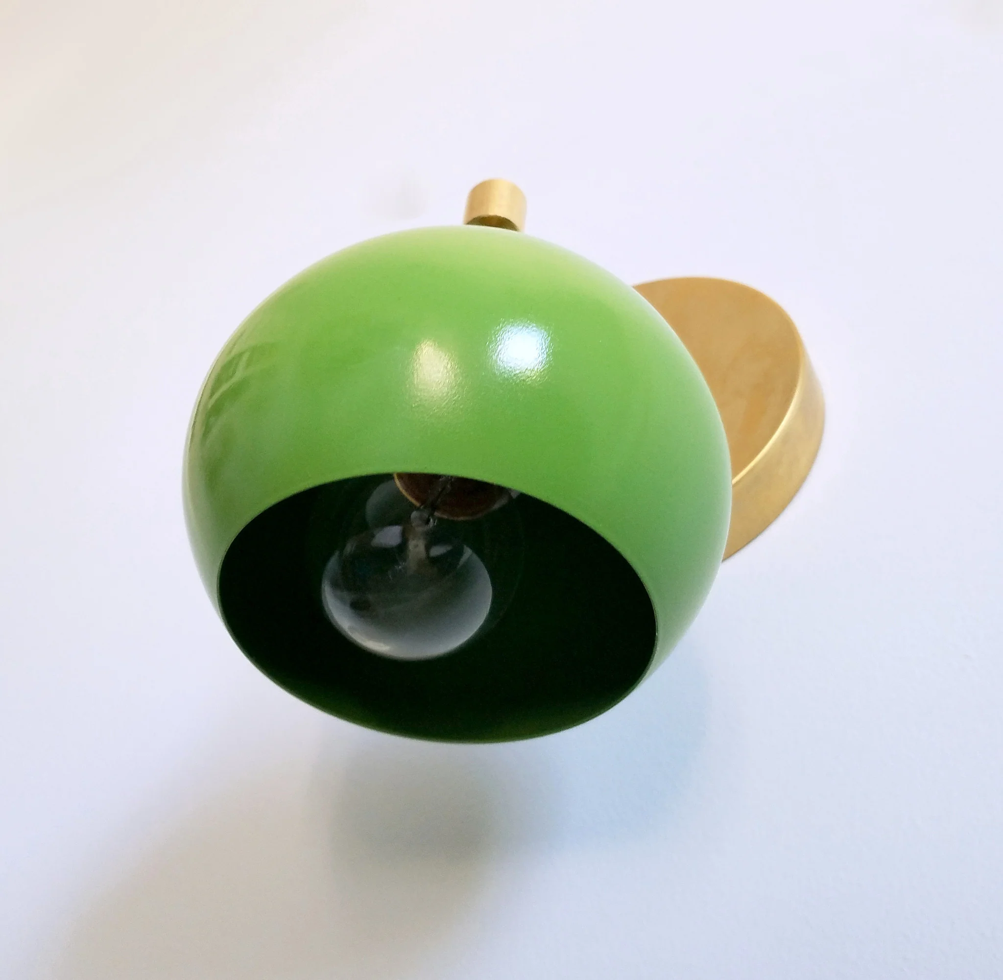 Loa Sconce with Spring Green Shade - Image 13