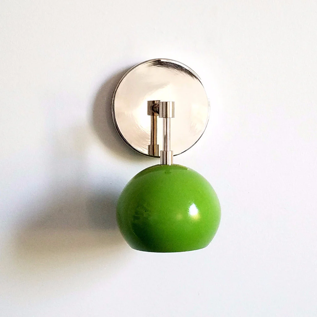 Loa Sconce with Spring Green Shade - Image 4