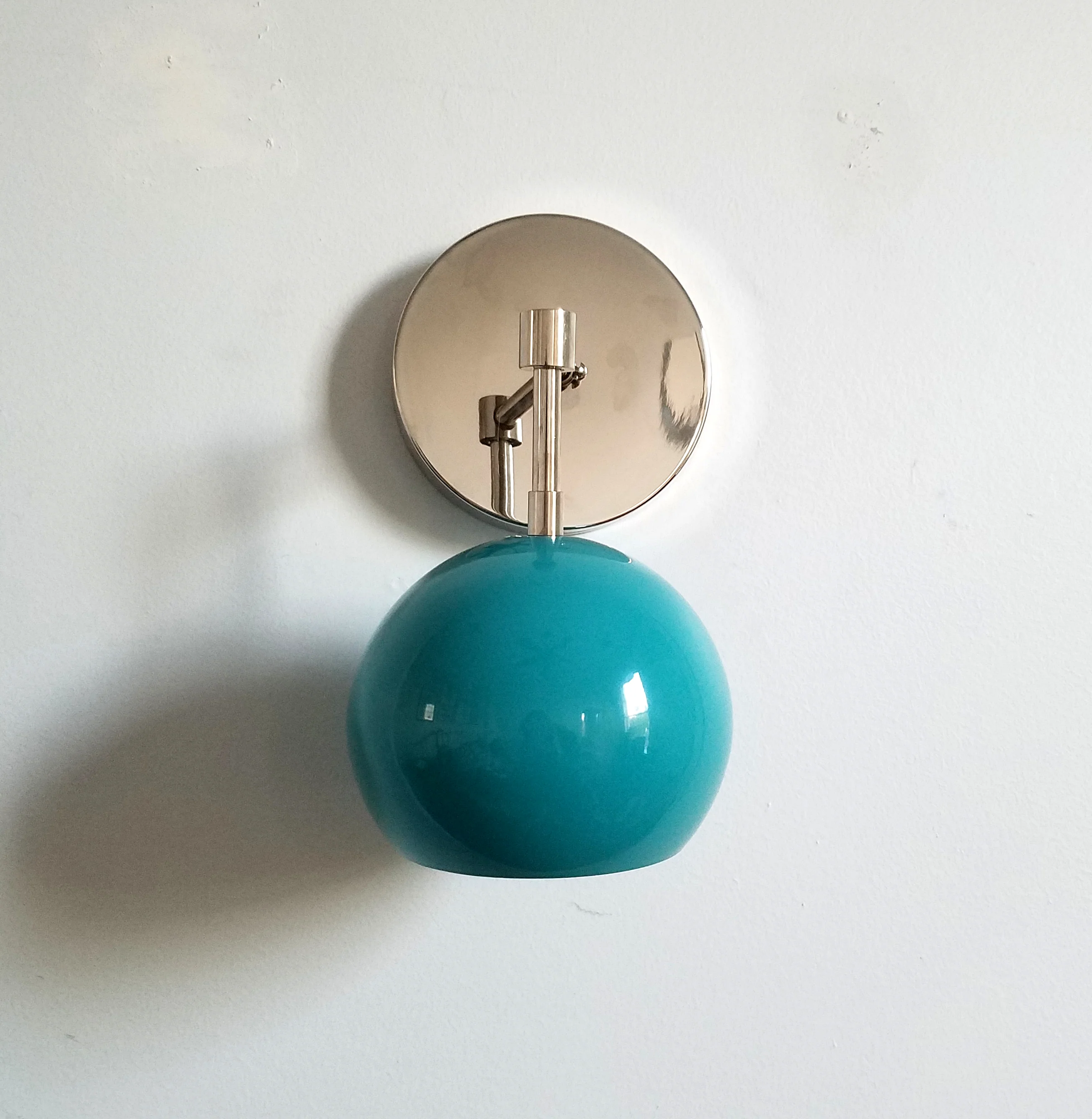 Loa Sconce with Teal Shade - Image 3