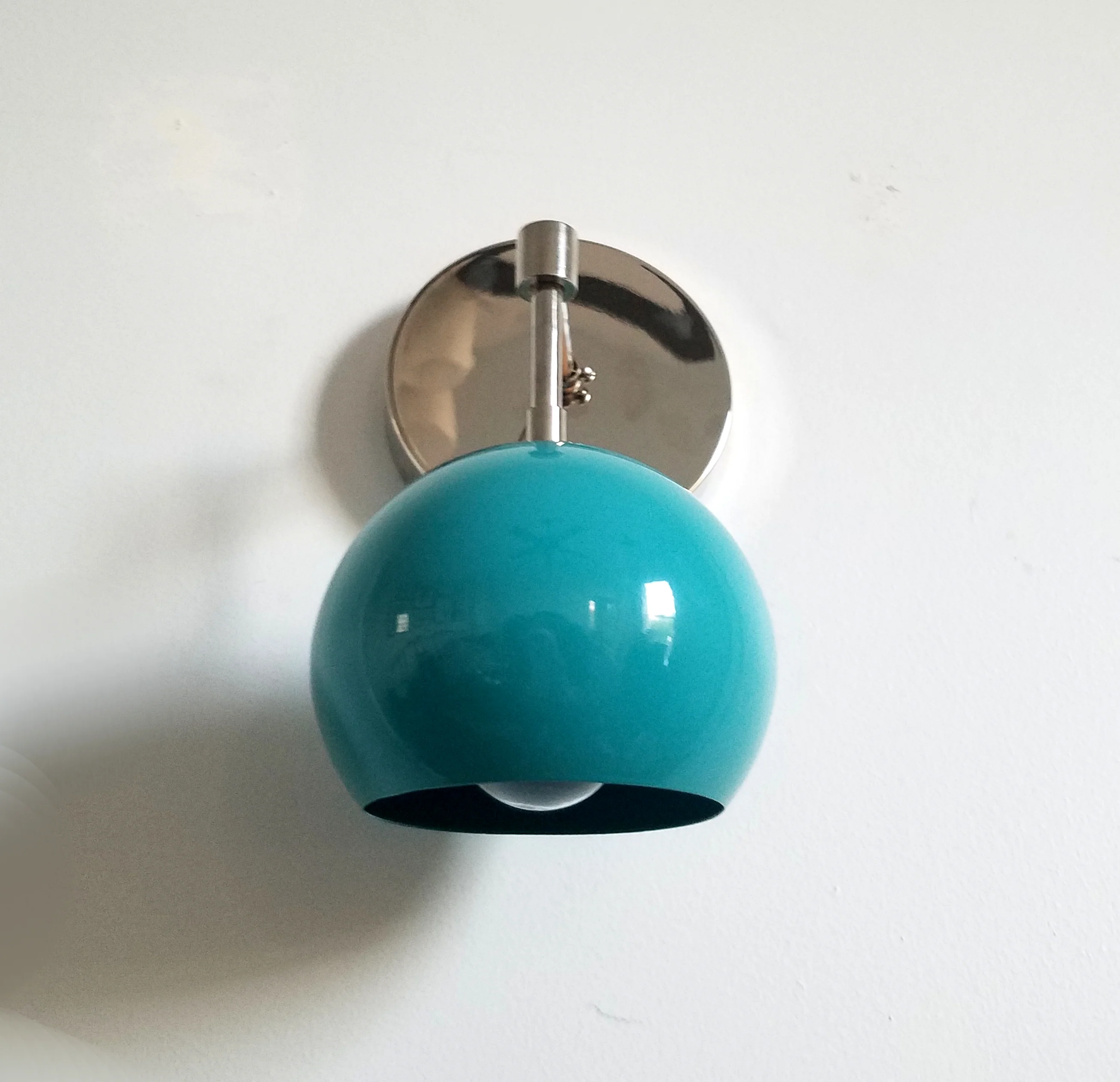 Loa Sconce with Teal Shade - Image 7