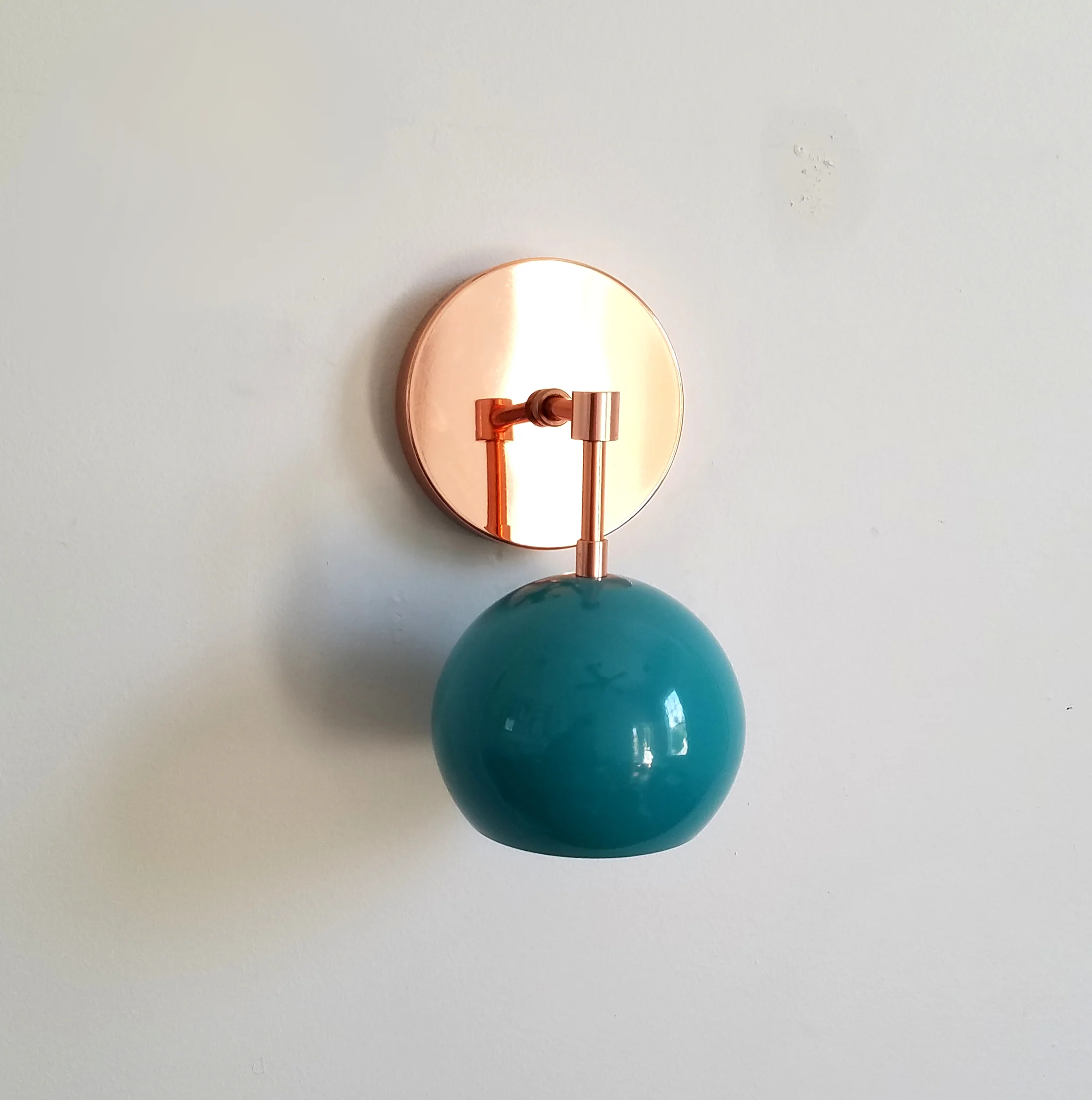 Loa Sconce with Teal Shade - Image 8