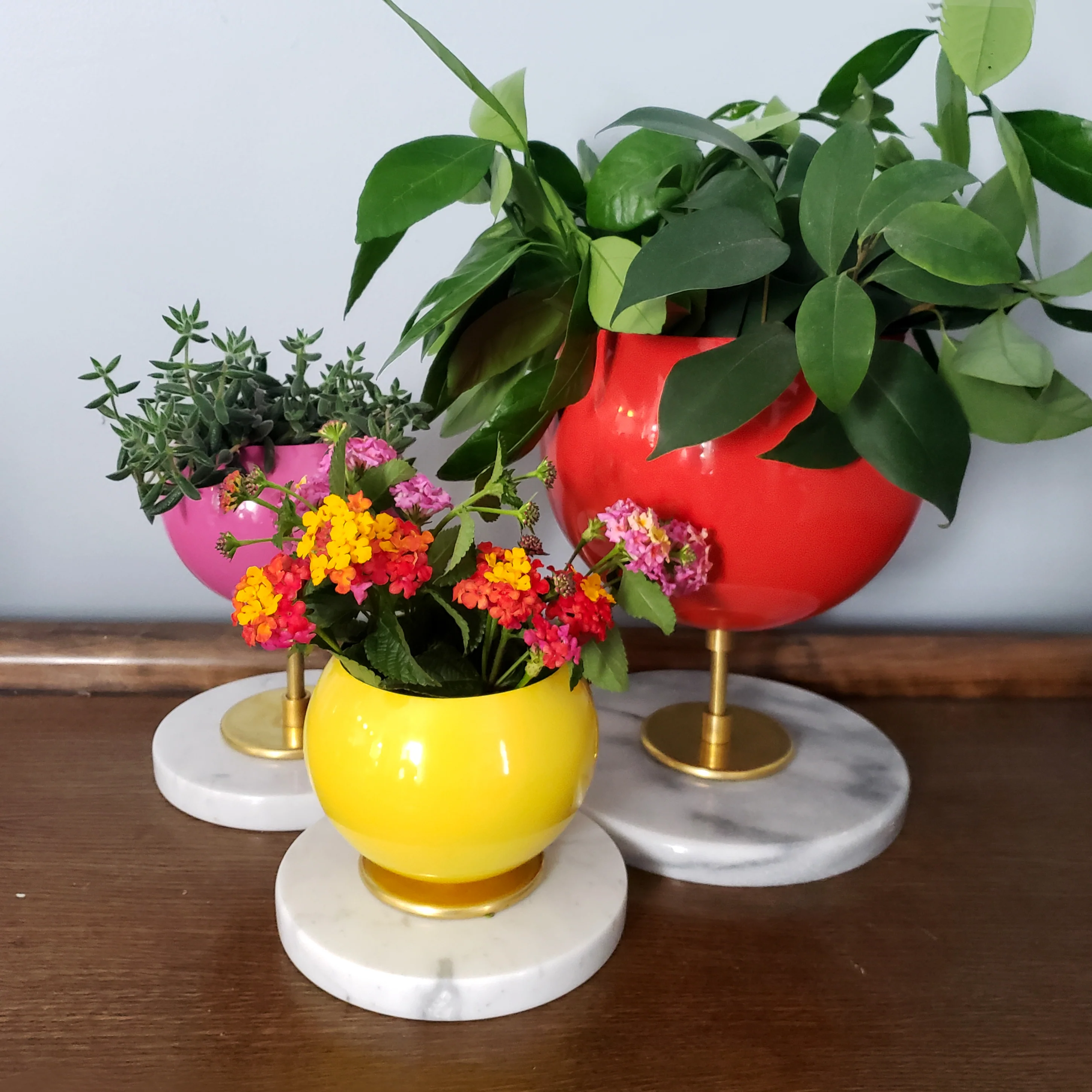 Short Marble Loa Planter - Image 6