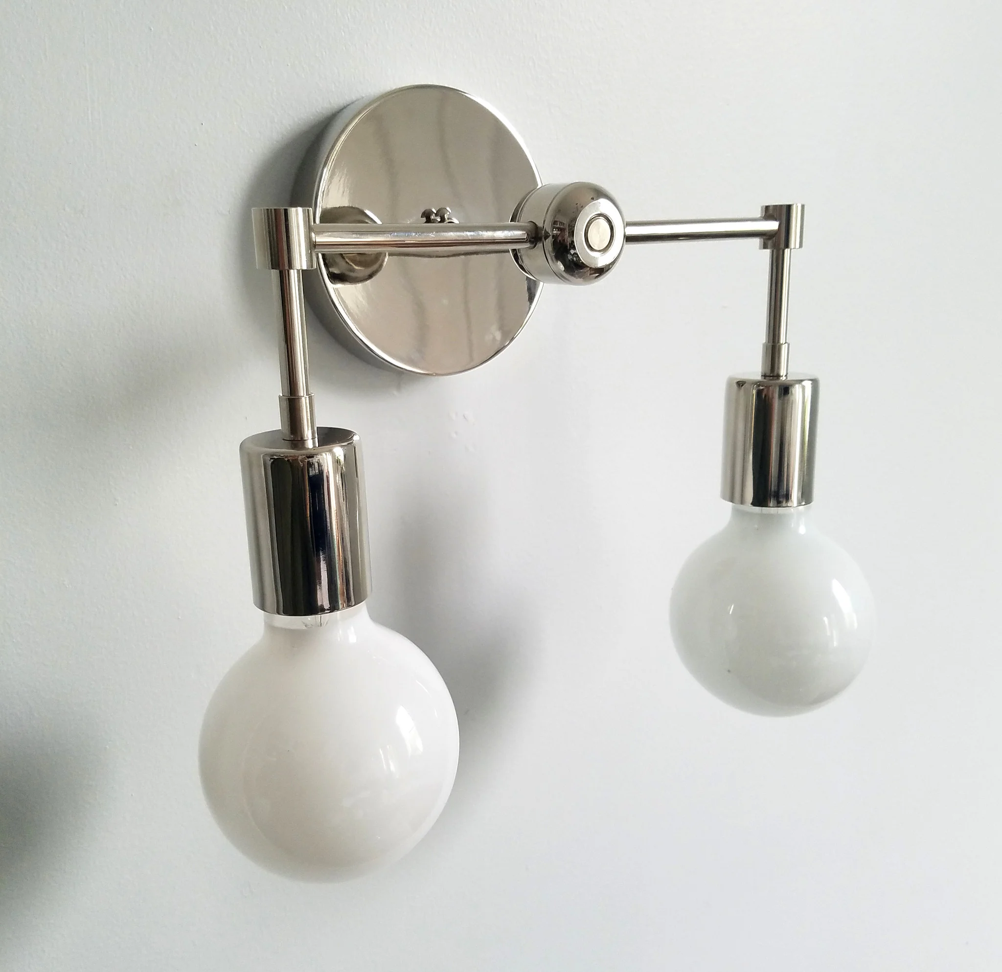 Small Magazine Sconce with two lights - Image 8