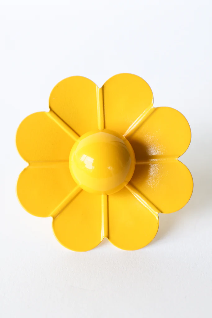 Solid Color Daisy Drawer Pull with a Ball - Image 16