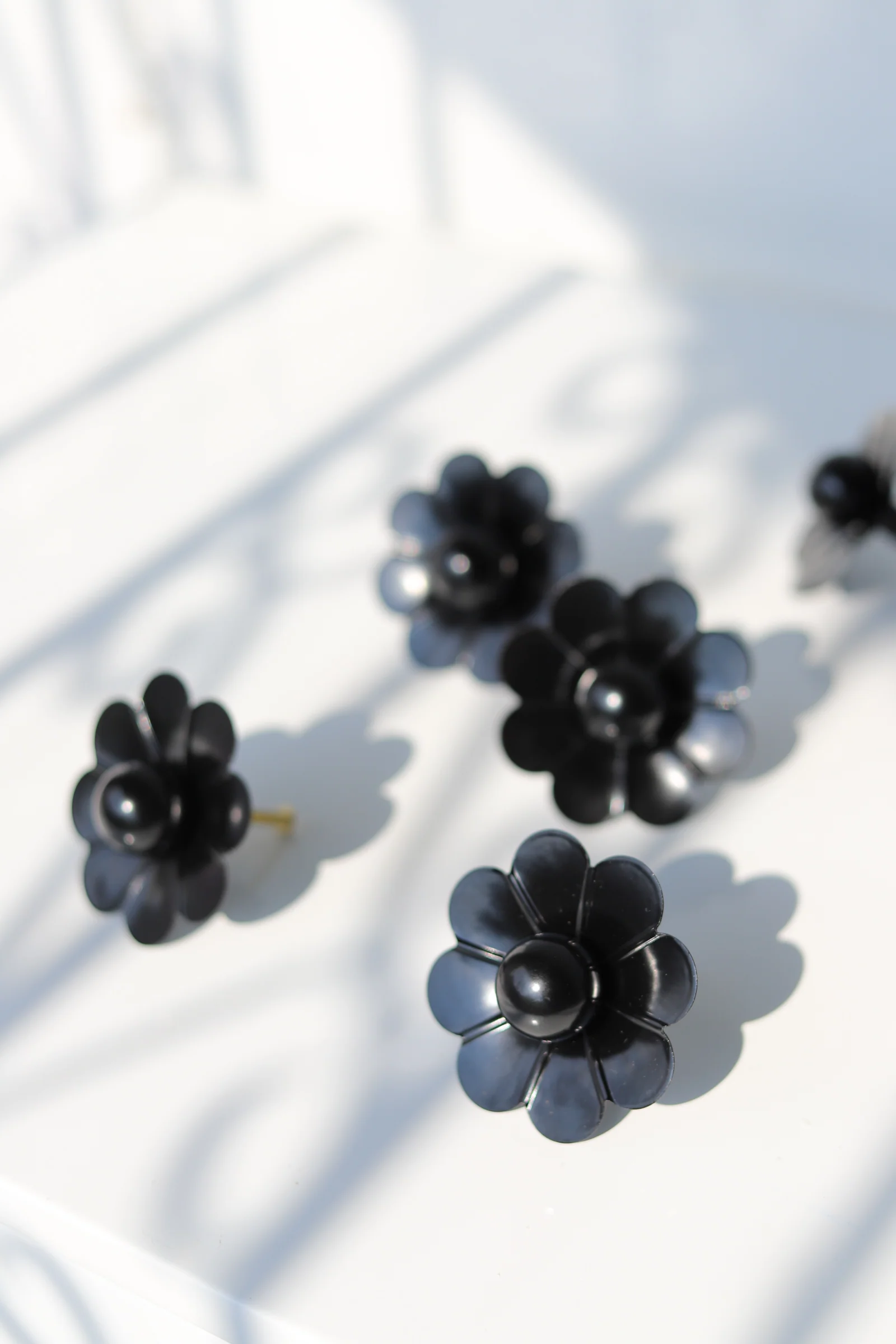 Solid Color Daisy Drawer Pull with a Ball - Image 23