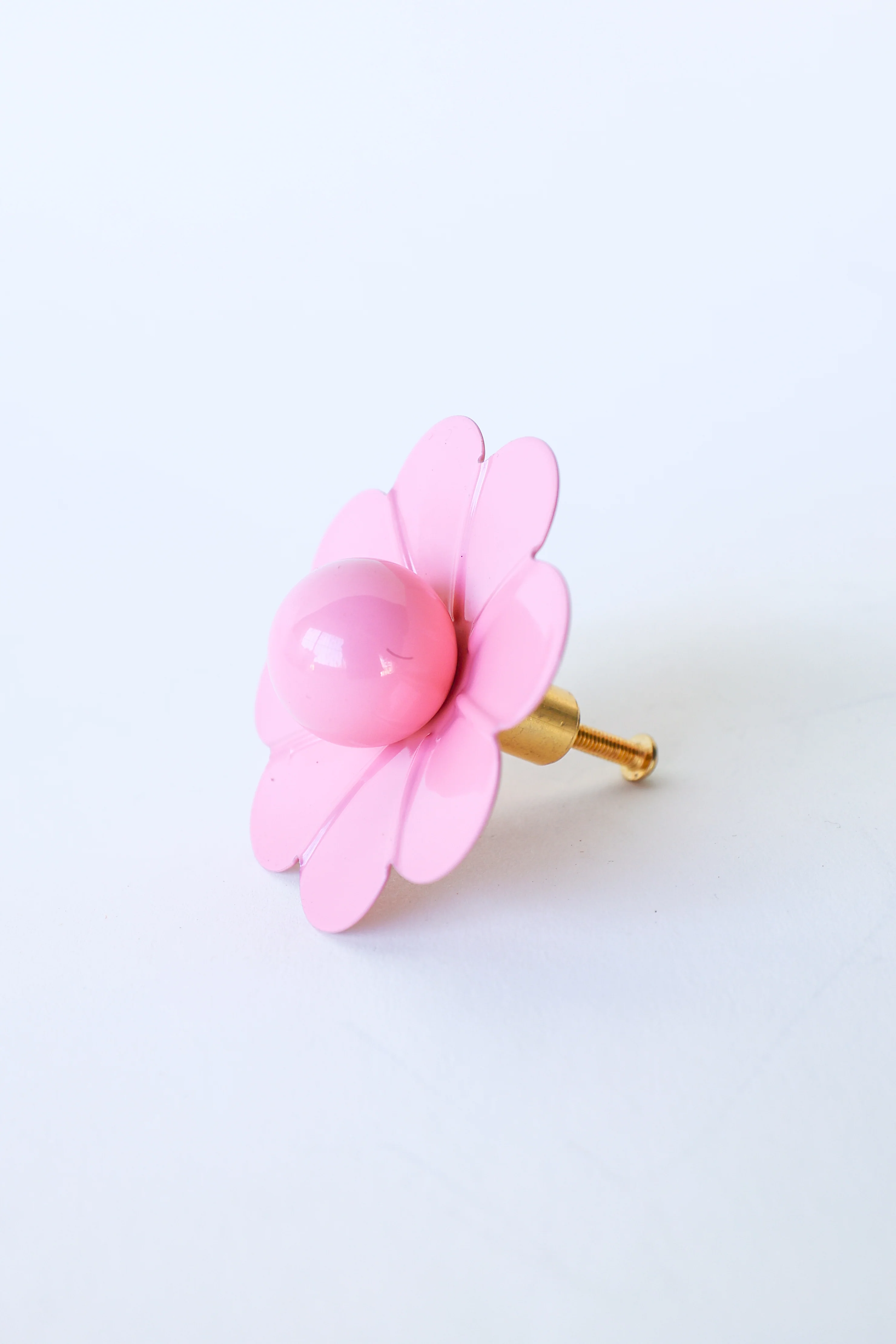 Solid Color Daisy Drawer Pull with a Ball - Image 8